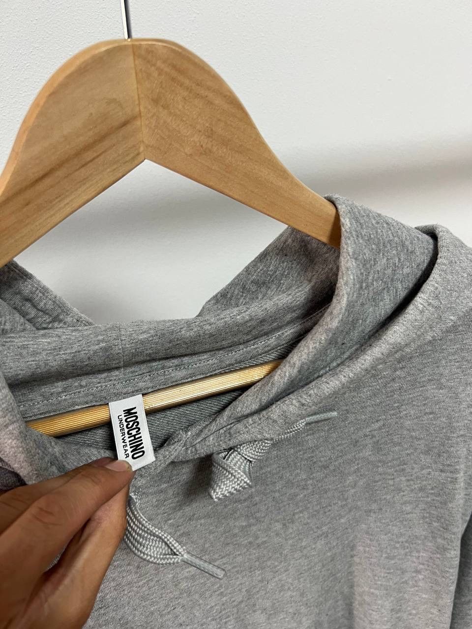 Moschino Moschino Stripes Grey Hoodie Sweatshirt XL Size US XL / EU 56 / 4 - 8 Thumbnail