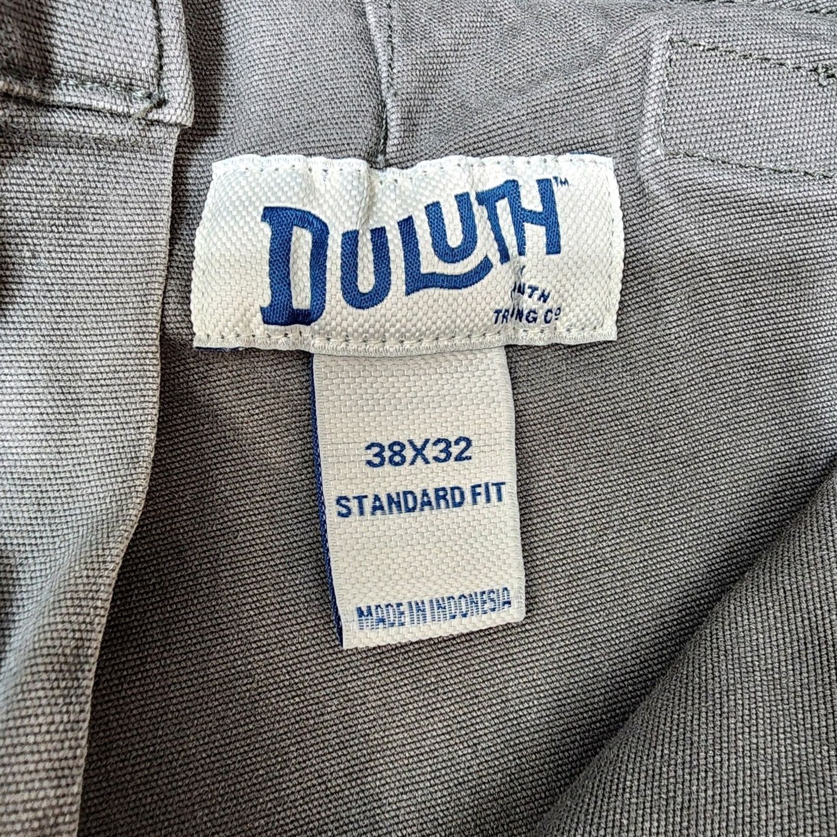 Duluth Trading Company Duluth Trading Mens Pants 36x30 Flex Fire Hose Cargo Painter Workwear Gray Front Flat cargo Straight Mens Size US 36 / EU 52 - 3 Thumbnail