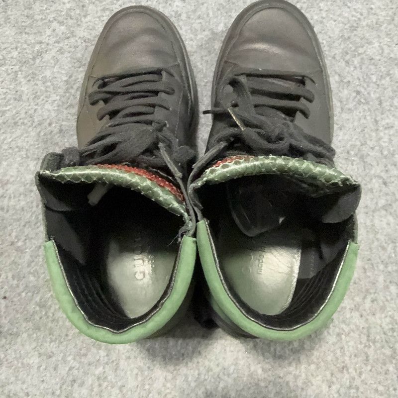 Gucci Gucci Stylish High-Top Sneakers in Green and Black -2508 Size US 8.5 / EU 41-42 - 6 Thumbnail