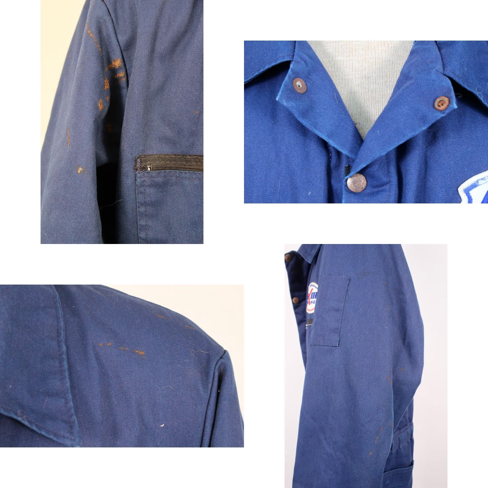 Vintage Men's VTG 70s Blue Kerr Mcgee Work Jumpsuit Sz L 1970s Petroliana Coveralls Size US 40 / EU 56 - 8 Thumbnail