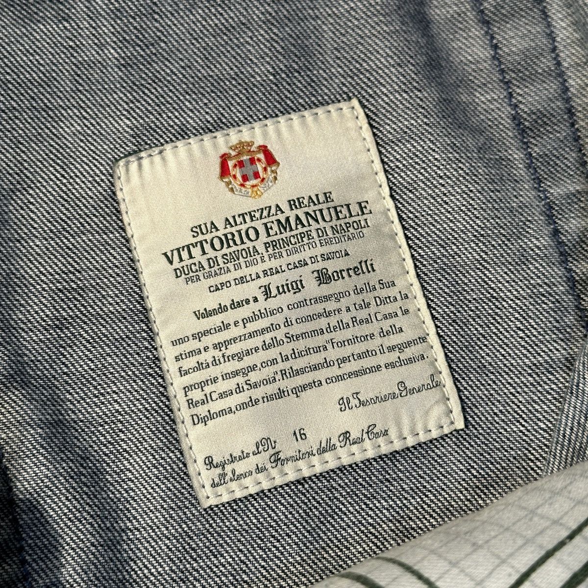 Borriello Napoli LUIGI BORRELLI NAPOLI JEANS Size US 31 - 6 Thumbnail