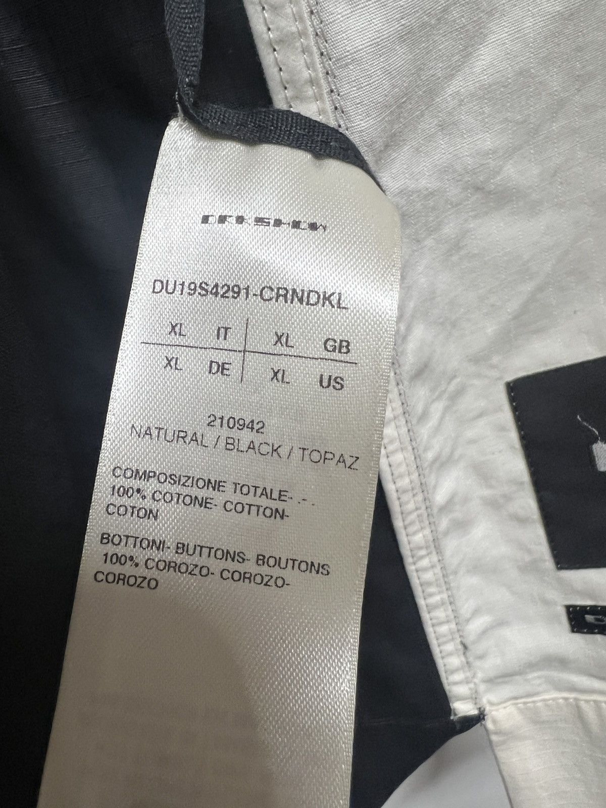 Rick Owens Drkshdw Long shirt Size US XL / EU 56 / 4 - 8 Thumbnail