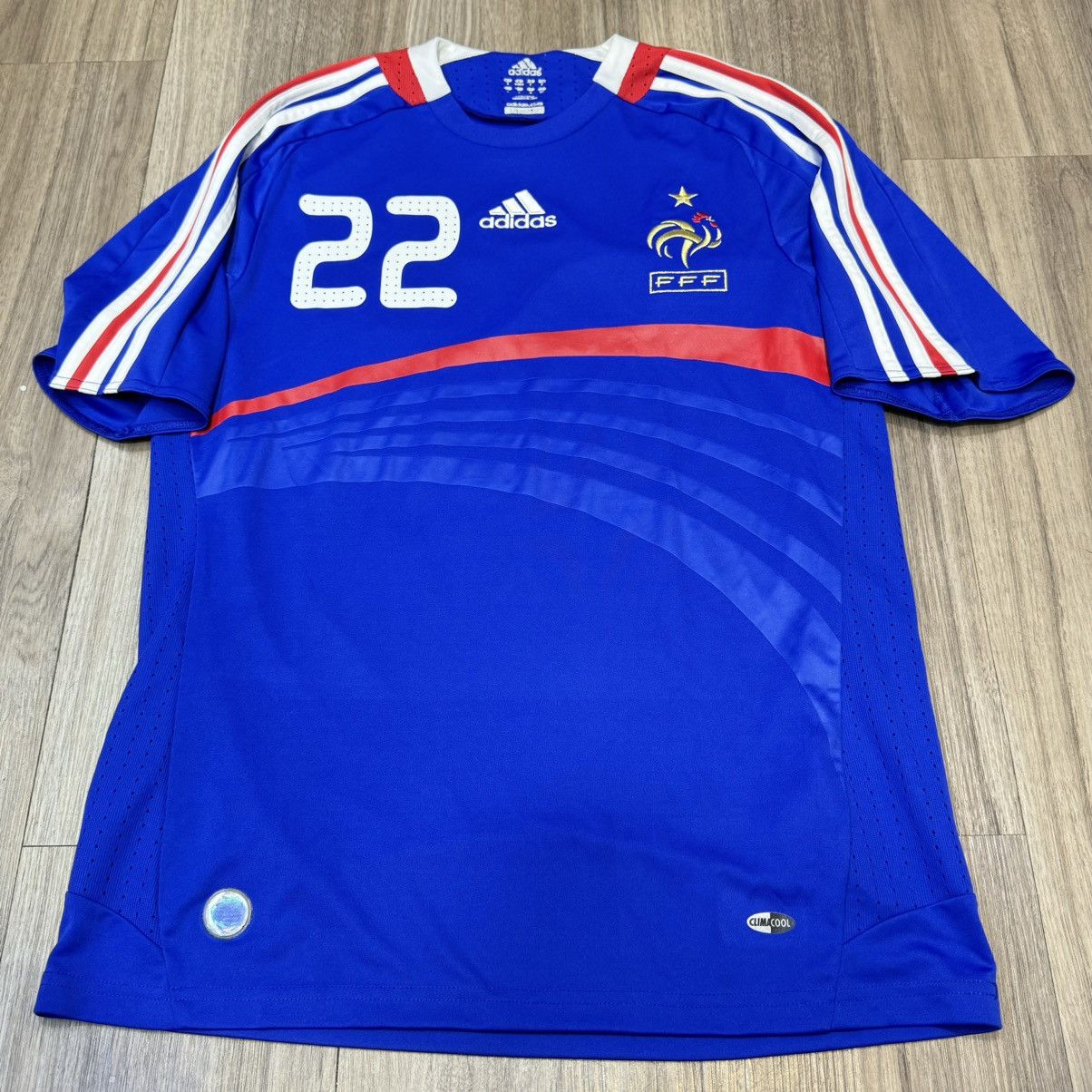 Adidas France 08/09 home shirt #22 Ribery Size US S / EU 44-46 / 1 - 1 Thumbnail