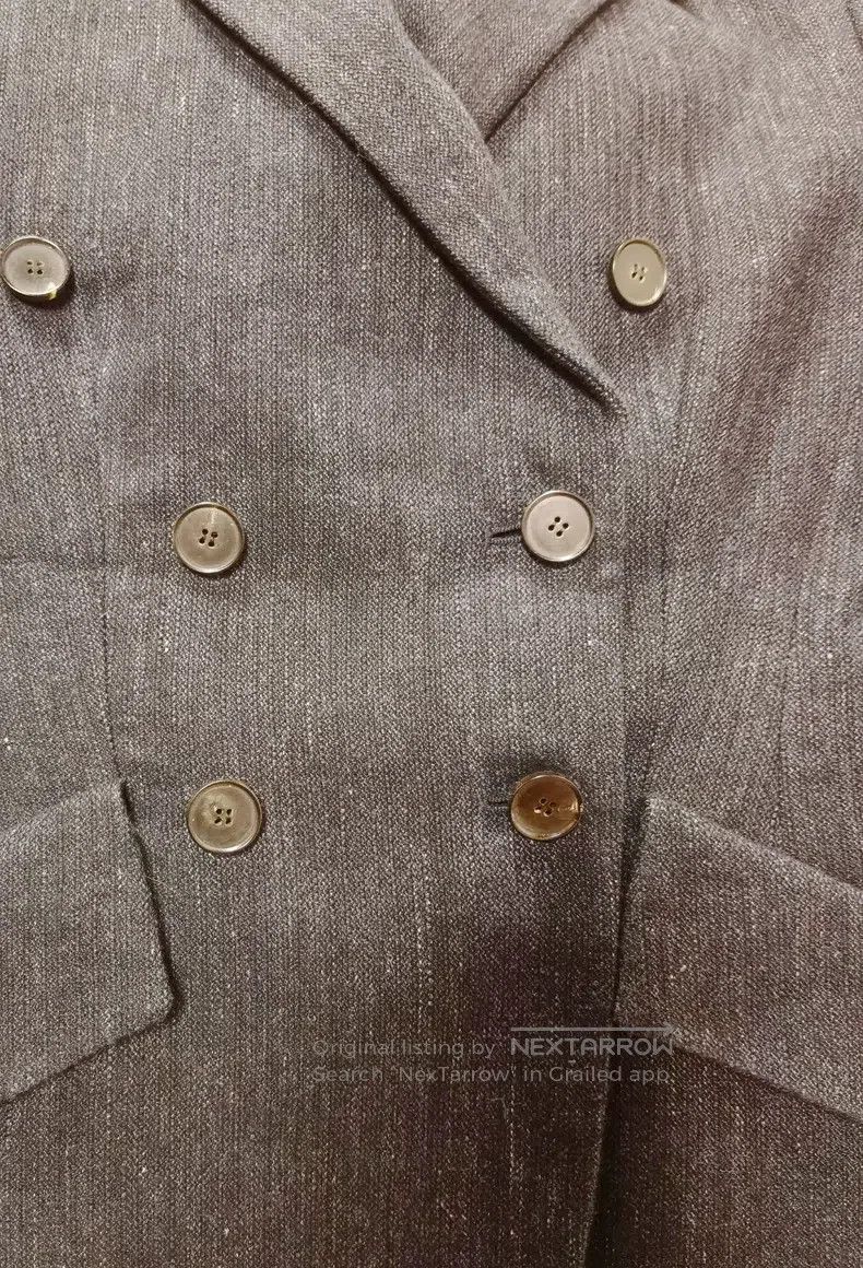 Dior Dior Linen wool gray-blue suit waist jacket Size XXS / US 00 / IT 34 - 3 Thumbnail