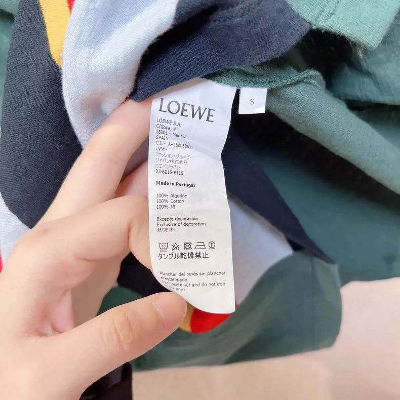 Loewe LOEWE Watercolor short-sleeved T-shirt Size US S / EU 44-46 / 1 - 4 Thumbnail