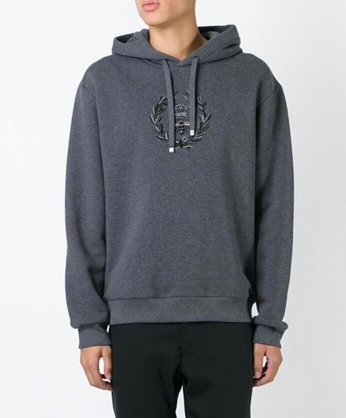 Dolce & Gabbana Dolce & Gabbana Embroidered Hoodie Size US L / EU 52-54 / 3 - 1 Thumbnail