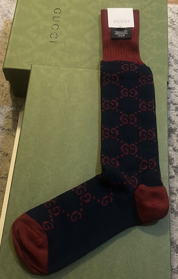 Gucci Gucci GG Signature Socks size L Size ONE SIZE - 2 Thumbnail