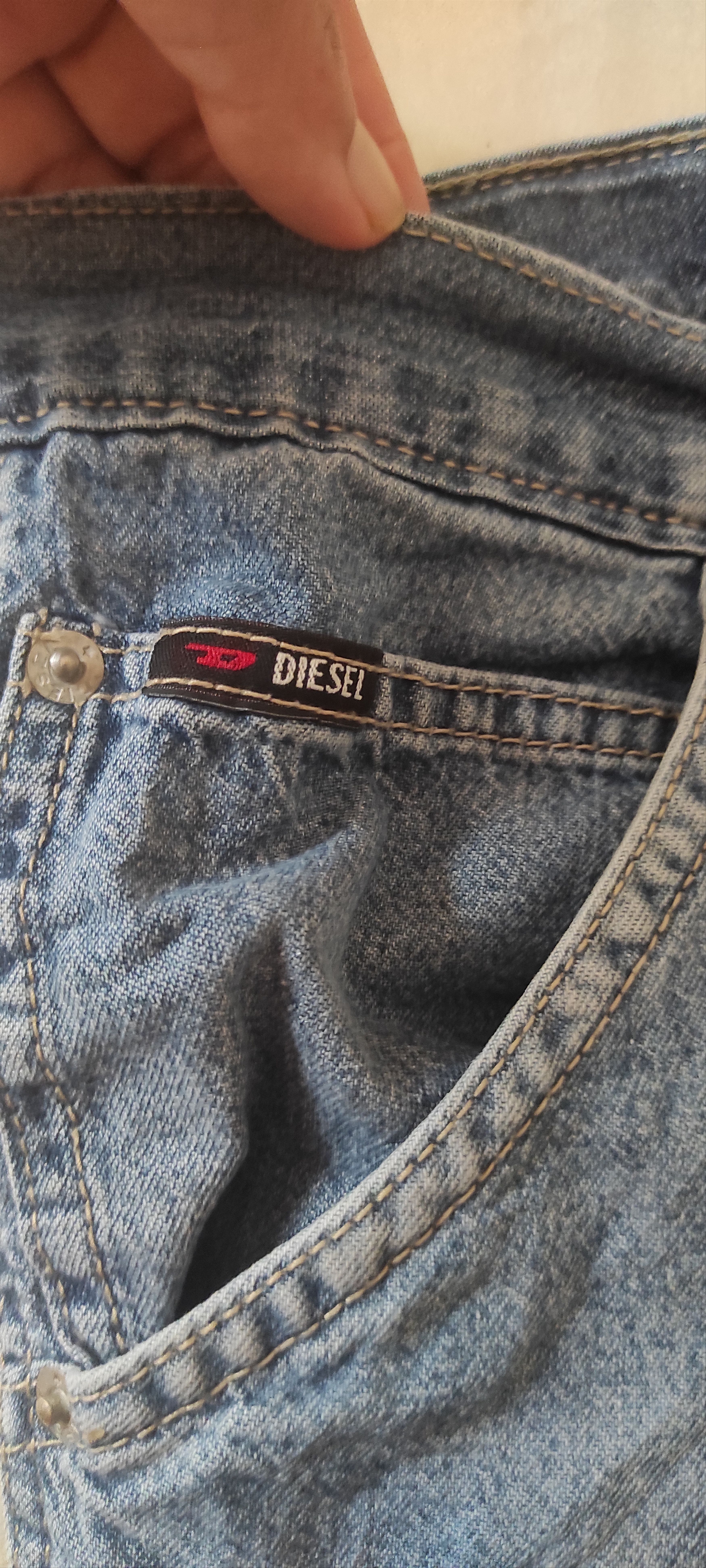 Diesel Diesel Bermuda Denim Shorts Cargo Pockets Size 33 Size US 33 - 7 Thumbnail
