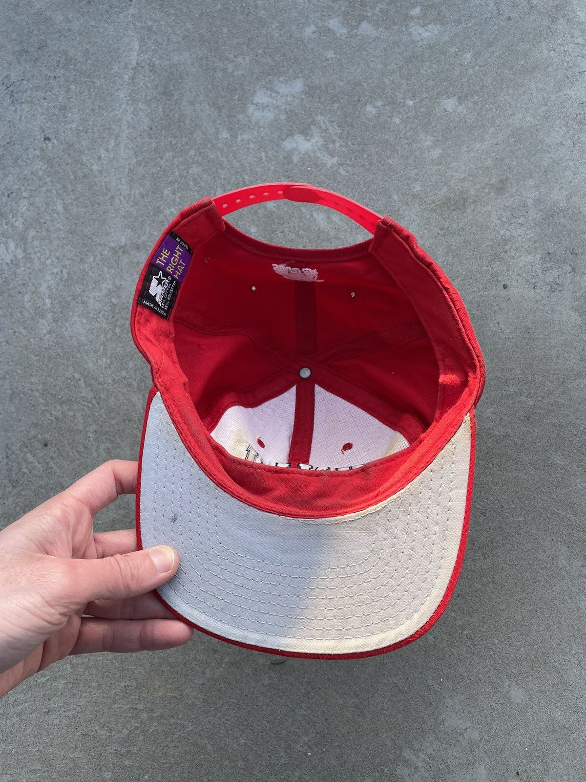 NBA × Starter × Vintage Vintage 90s UNLV Starter Runnin Rebels SnapBack HAT Size ONE SIZE - 7 Thumbnail