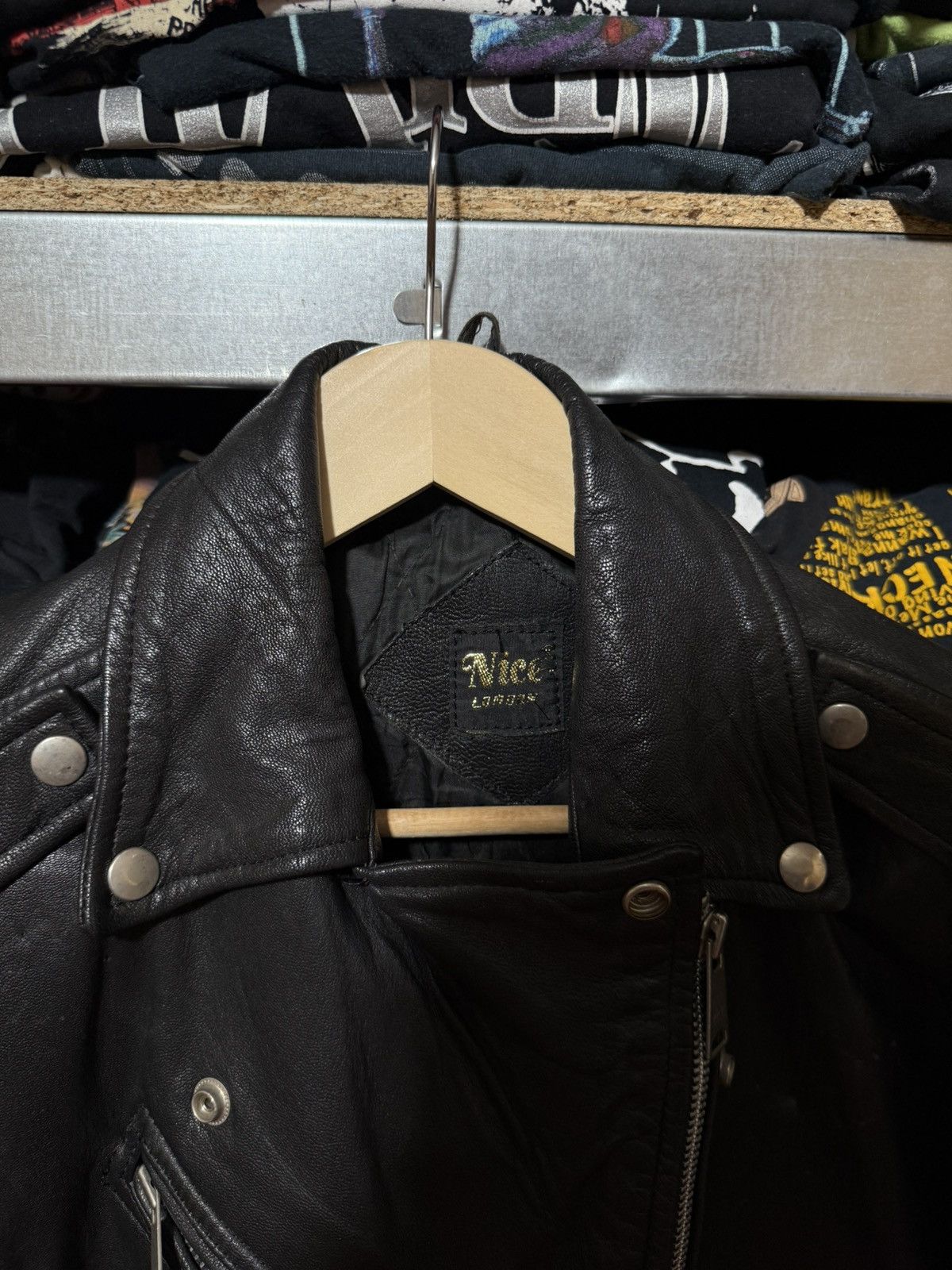 Vintage Vintage 80’s Crazy Painted Wolf Art Leather Biker Jacket Y2K Size US S / EU 44-46 / 1 - 6 Thumbnail