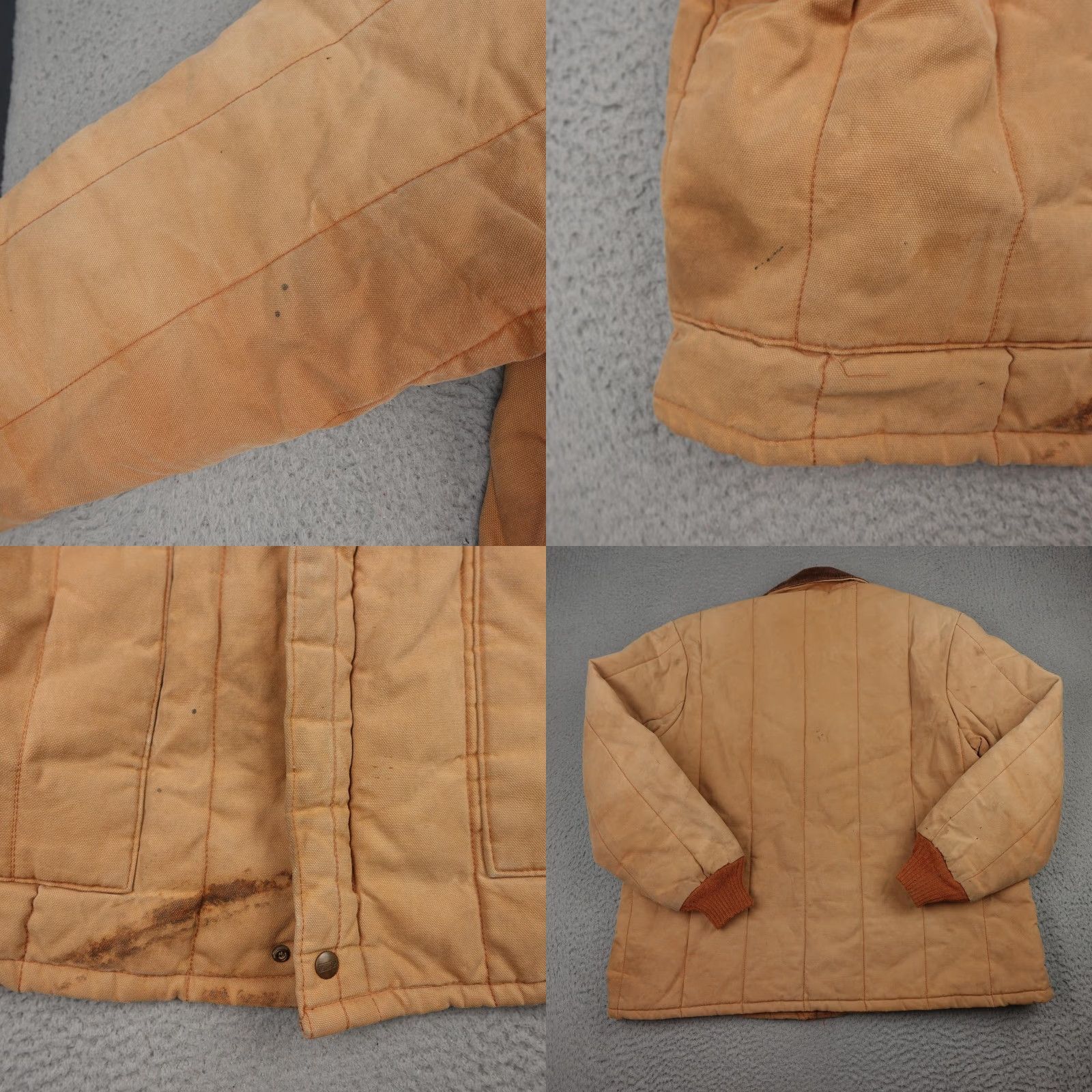 Walls VINTAGE Walls Jacket Mens 2XL Tan Brown Corduroy Collar Workwear USA 90s Size US XXL / EU 58 / 5 - 9 Thumbnail