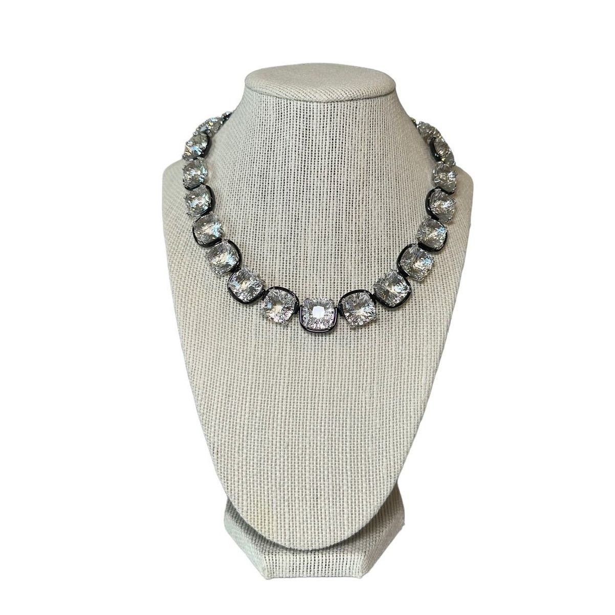 Swarovski Swarovski Harmonia choker Cushion cut, White, Necklace Size ONE SIZE - 1 Thumbnail