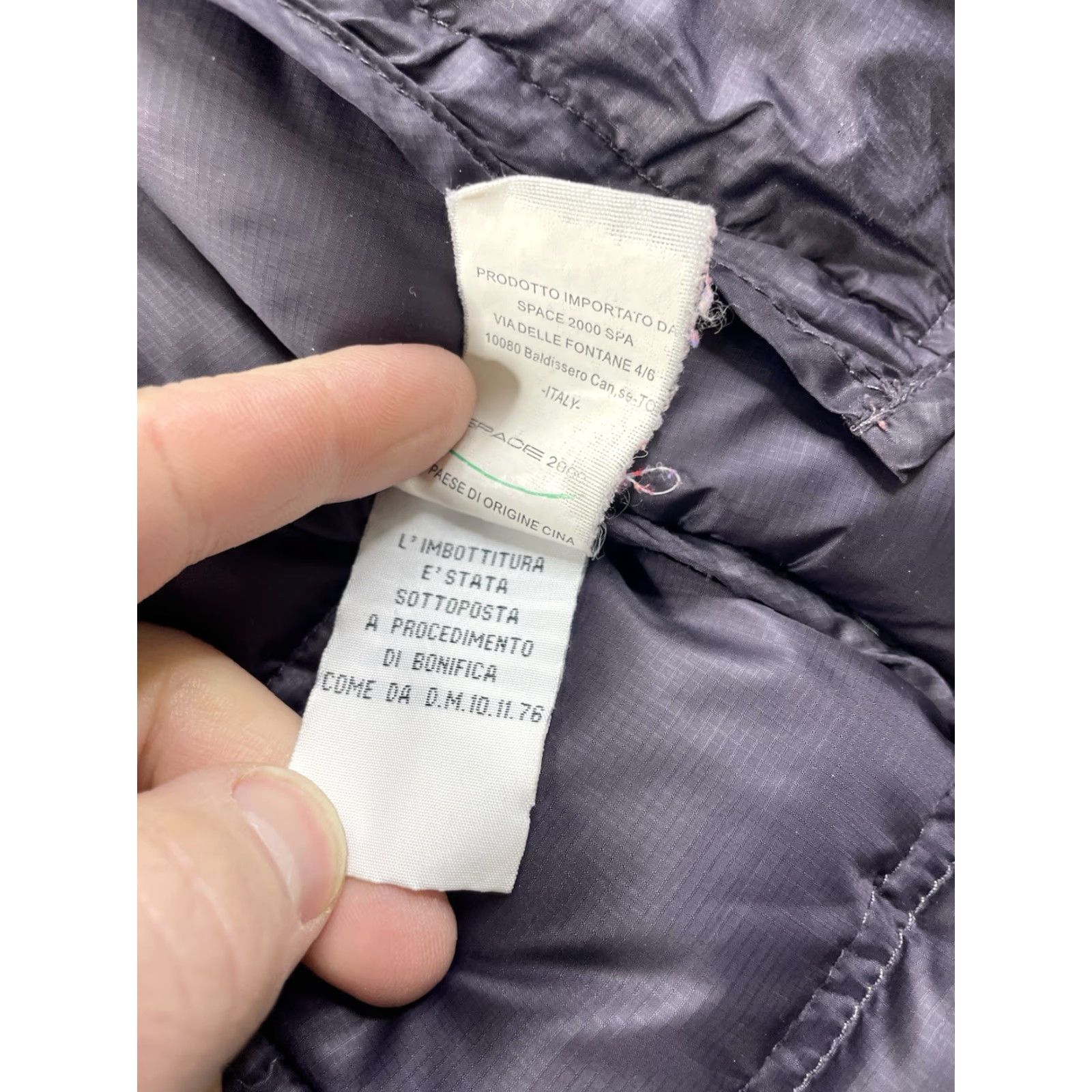 Bomboogie VINTAGE Bomboogie Down Puffer Jacket Full Zip Quilted Purple Womens Size Medium Size M / US 6-8 / IT 42-44 - 6 Thumbnail