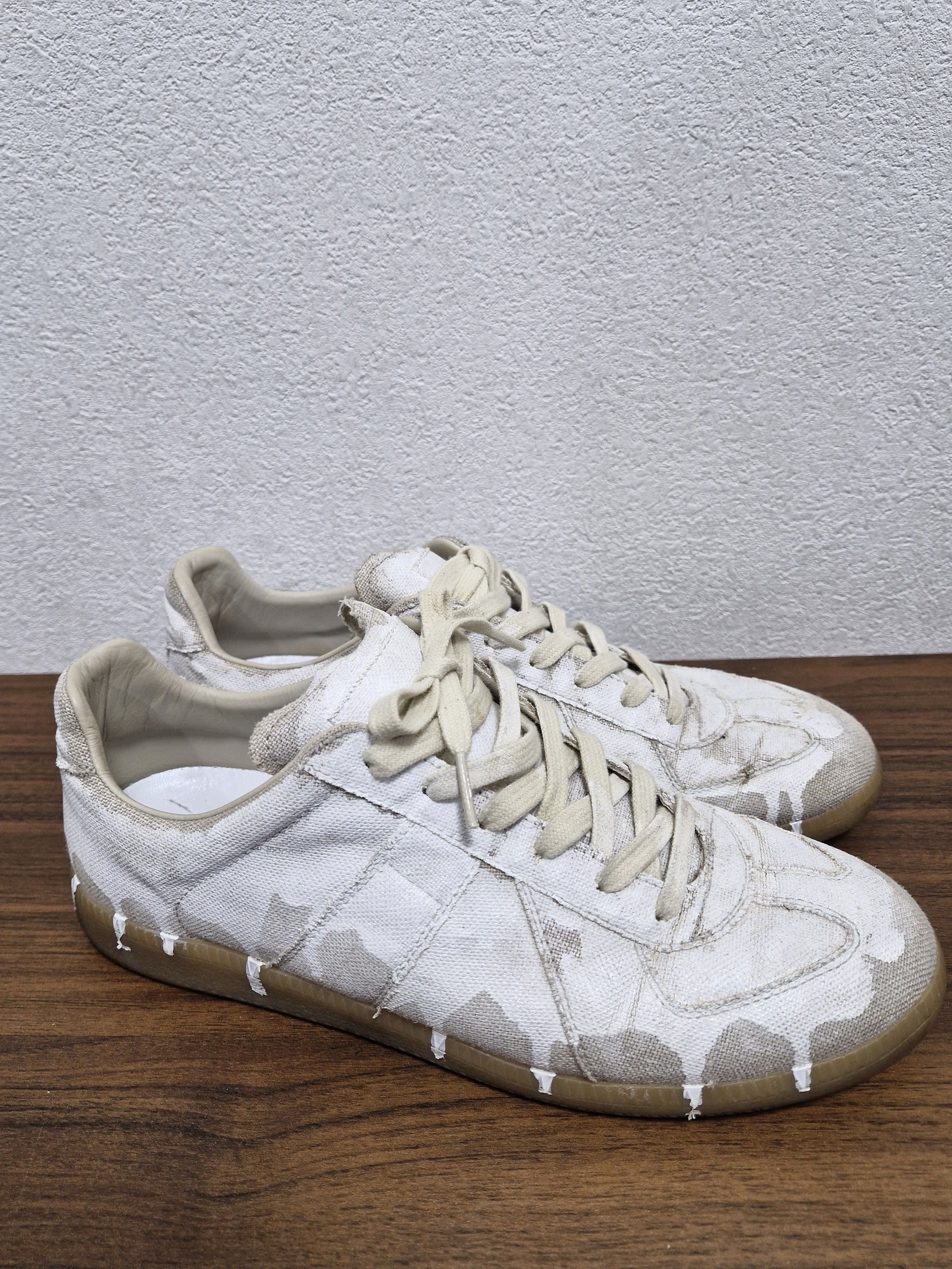 Maison Margiela MAISON MARGIELA FW21 Bianchetto Paint GATs Size US 8.5 / EU 41-42 - 2 Thumbnail