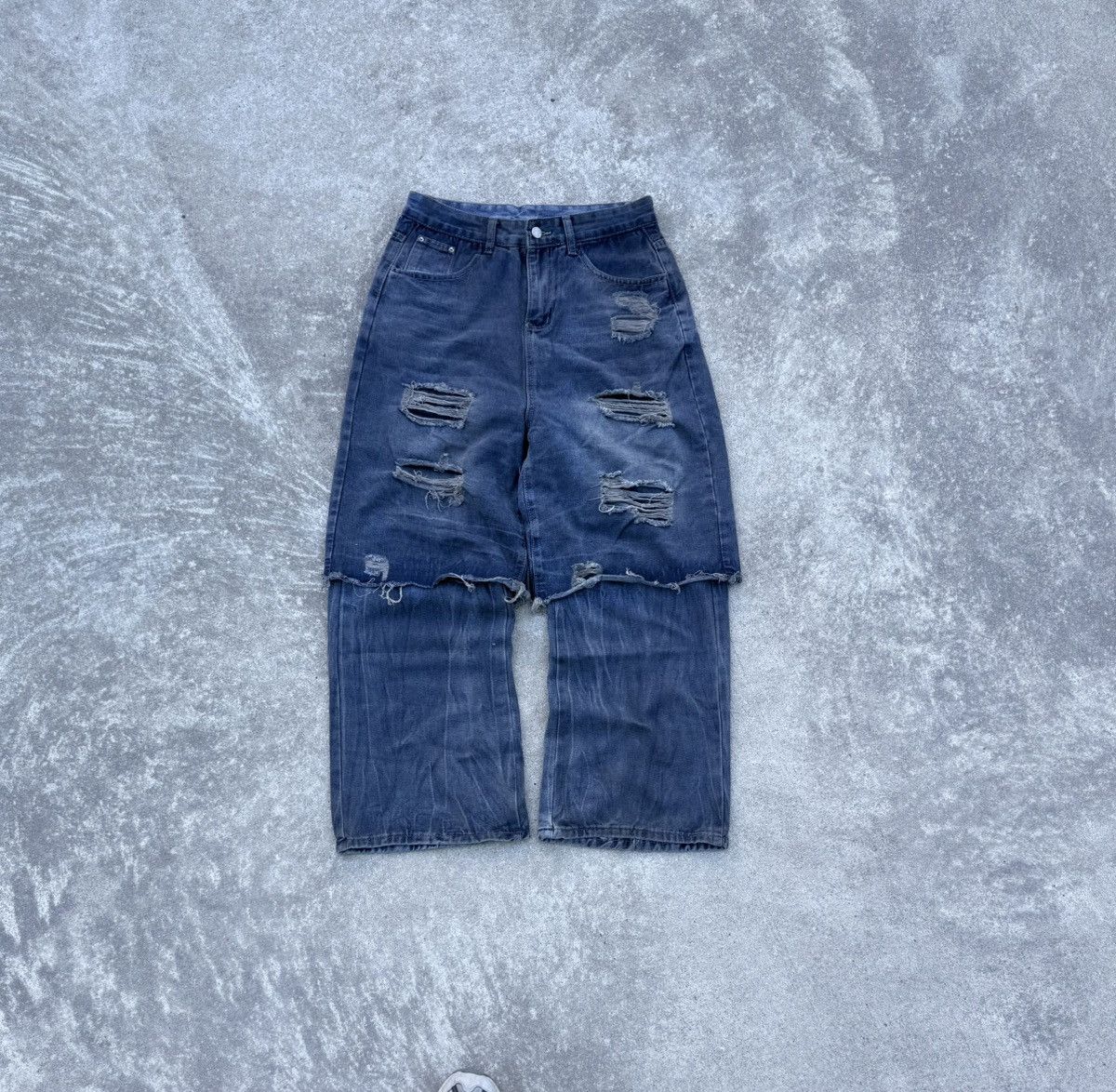 Other Vintage Y2K avantgarde streetwear opium wide swag jeans Size US 34 / EU 50 - 1 Thumbnail