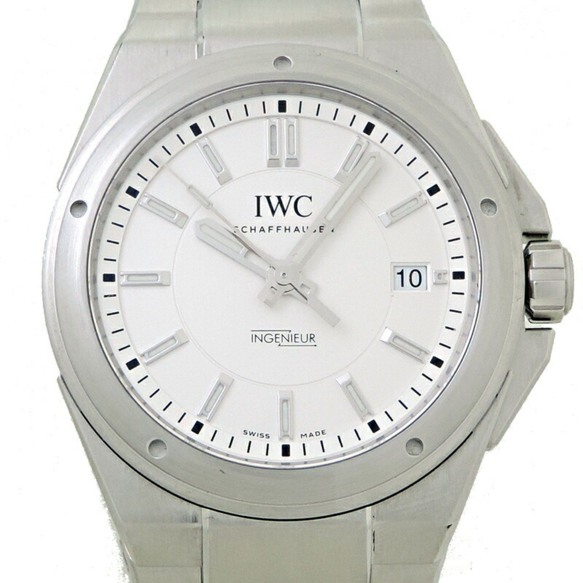 image of Iwc Schaffhausen International Watch Company Ingenieur Men's Iw323904 in White