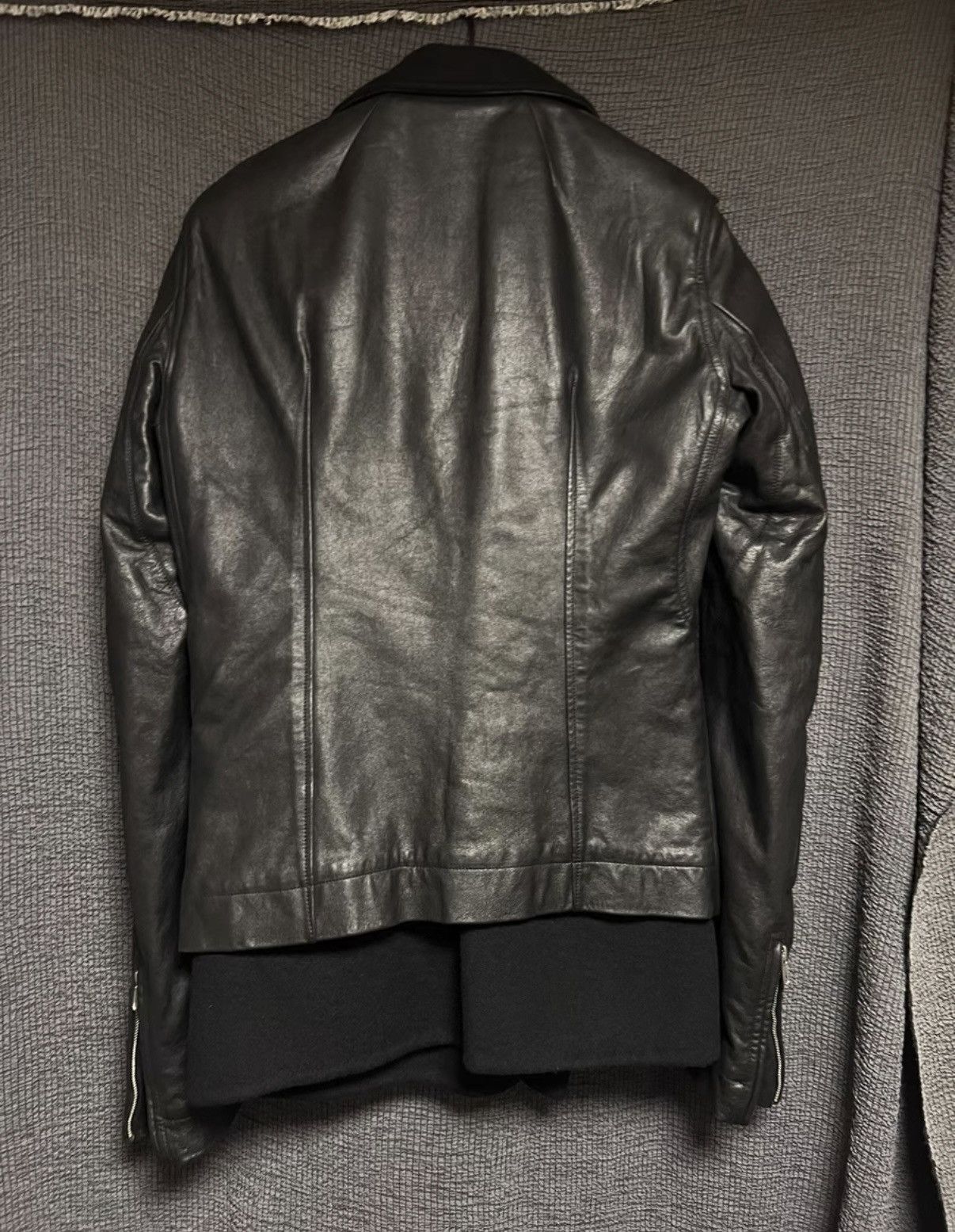 Rick Owens Rick Owens 14FW Mainline Shearling Biker Jacket Size US L / EU 52-54 / 3 - 5 Thumbnail