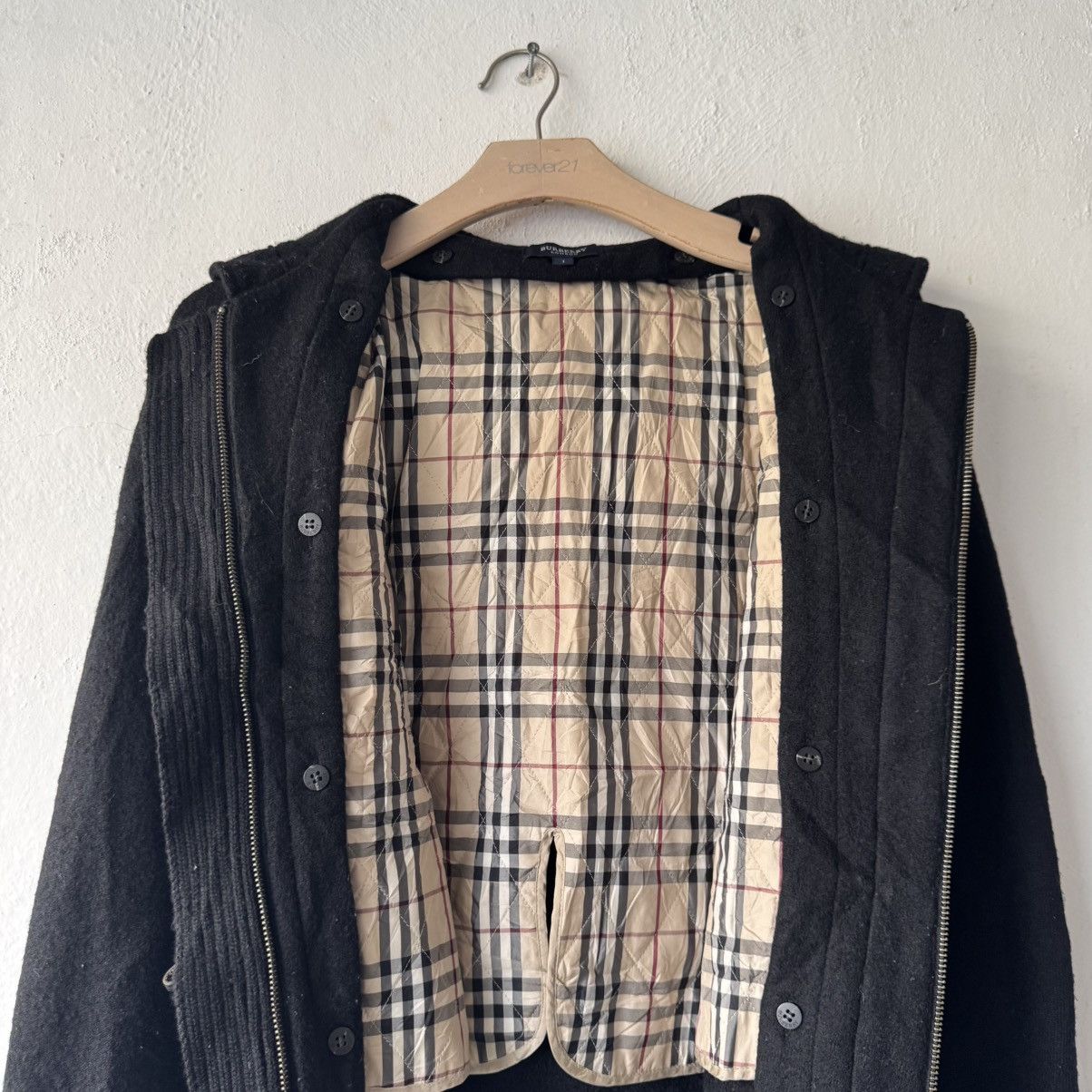 Burberry Burberry Knit Wool Hooded Duffle Coat Size US S / EU 44-46 / 1 - 14 Thumbnail