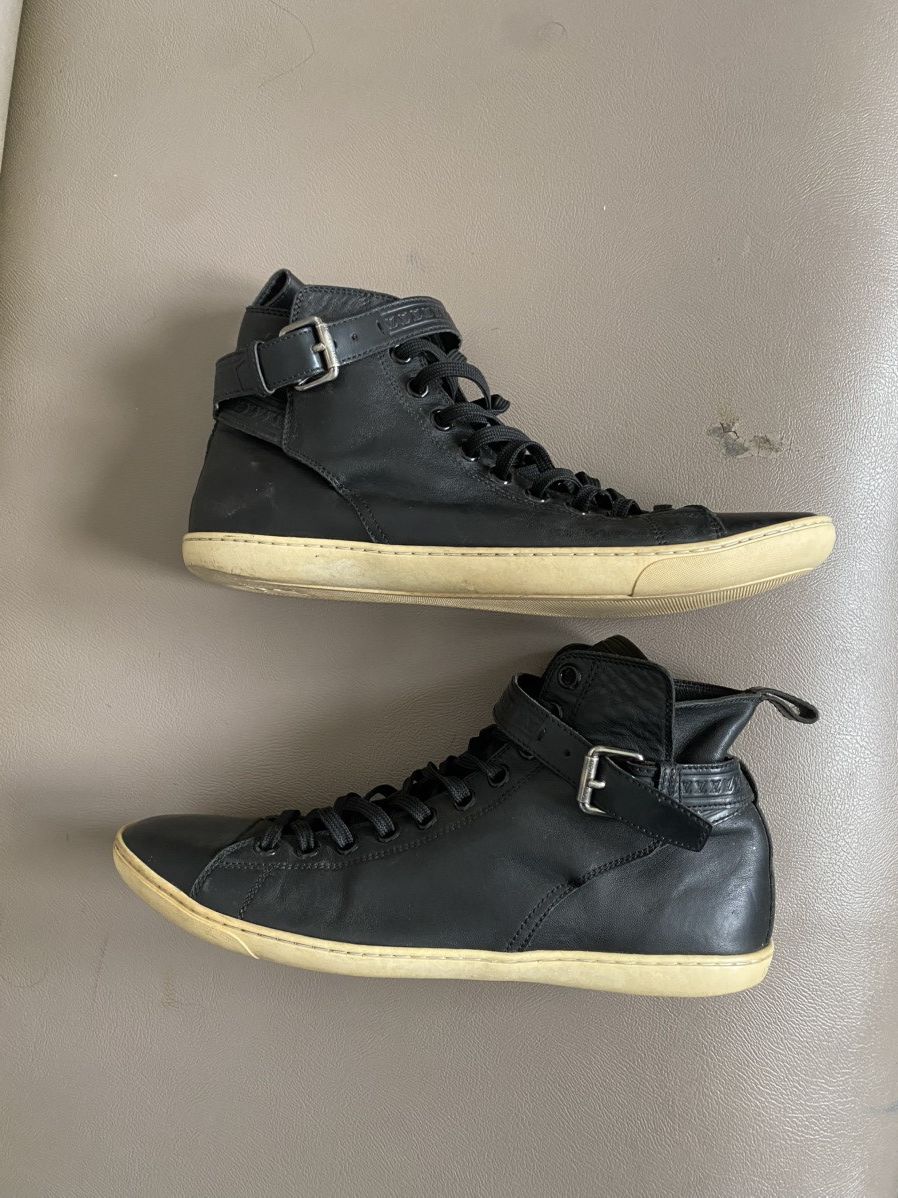 Louis Vuitton Vintage louis vuitton high top leather trainers Size US 11 / EU 44 - 10 Thumbnail