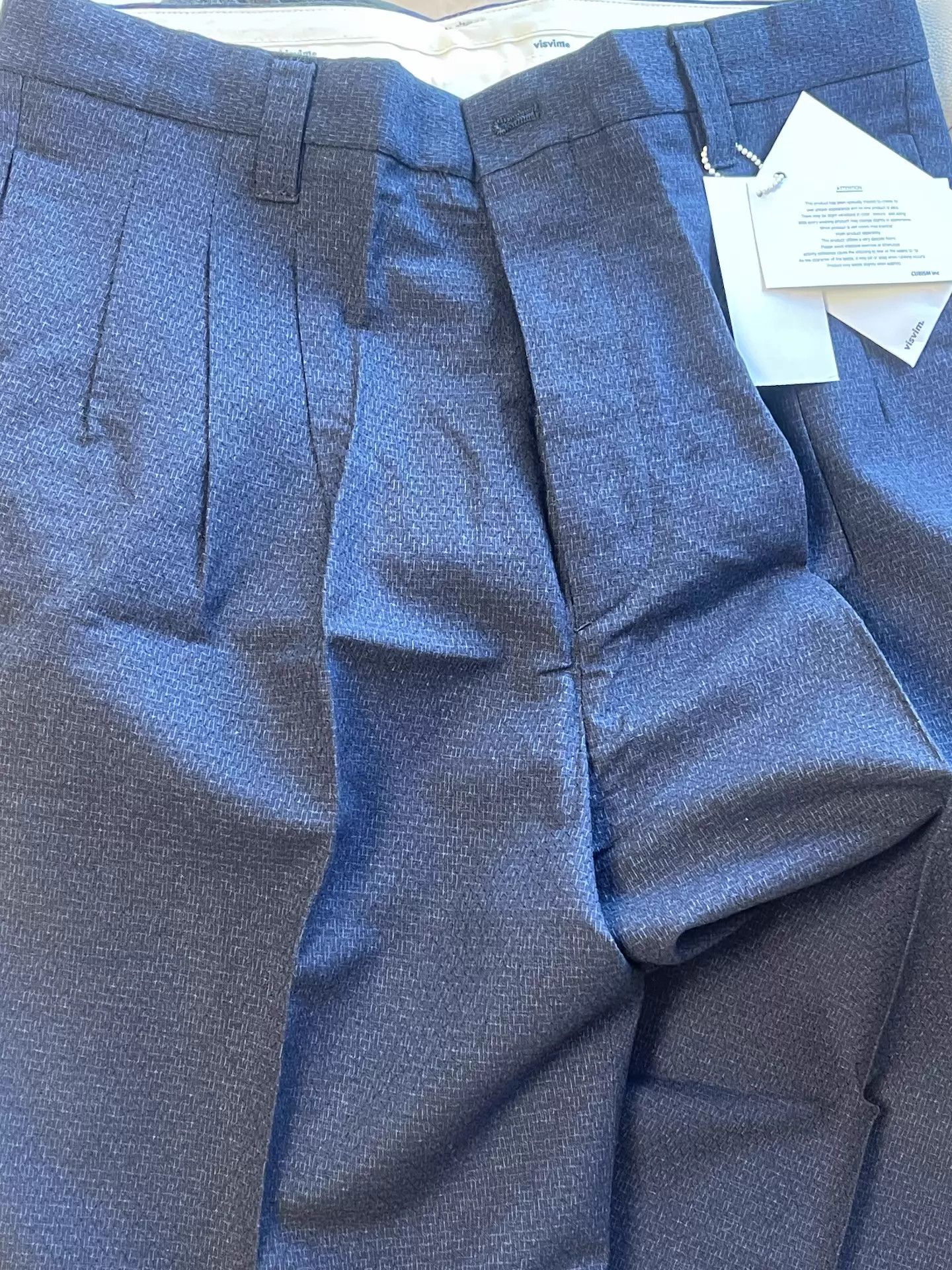 Vintage visvim mccloud slacks wool linen silk navy size 2 Size US 32 / EU 48 - 2 Thumbnail