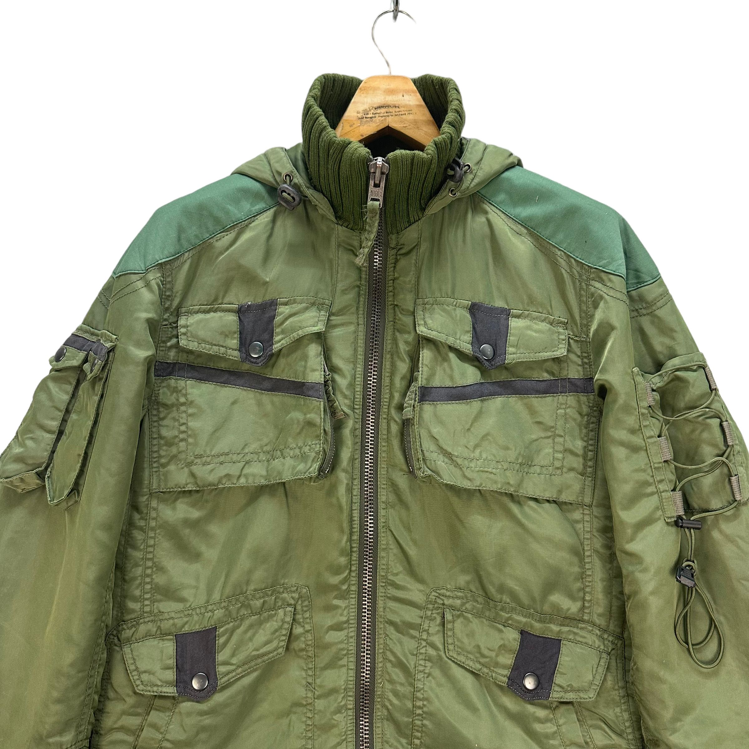Avirex AVIREX VARSITY AEROSPACE MULTIPOCKER HOODIE JACKET #8462-010 Size US L / EU 52-54 / 3 - 6 Thumbnail