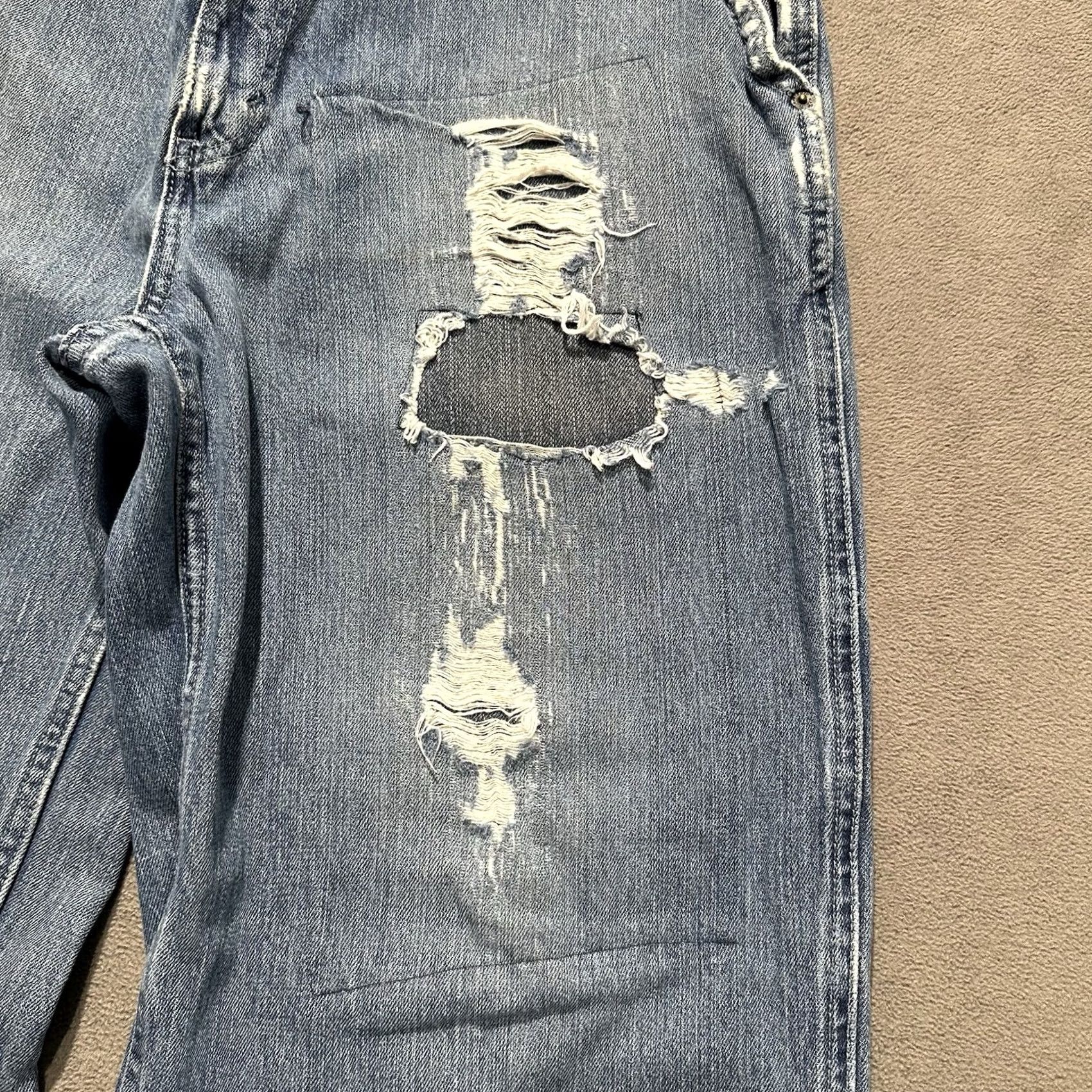 Vintage VINTAGE Urban Pipeline Jeans Mens 36x34 Blue Denim Carpenter Baggy Loose Grunge Y2K FAIR Size US 36 / EU 52 - 7 Thumbnail