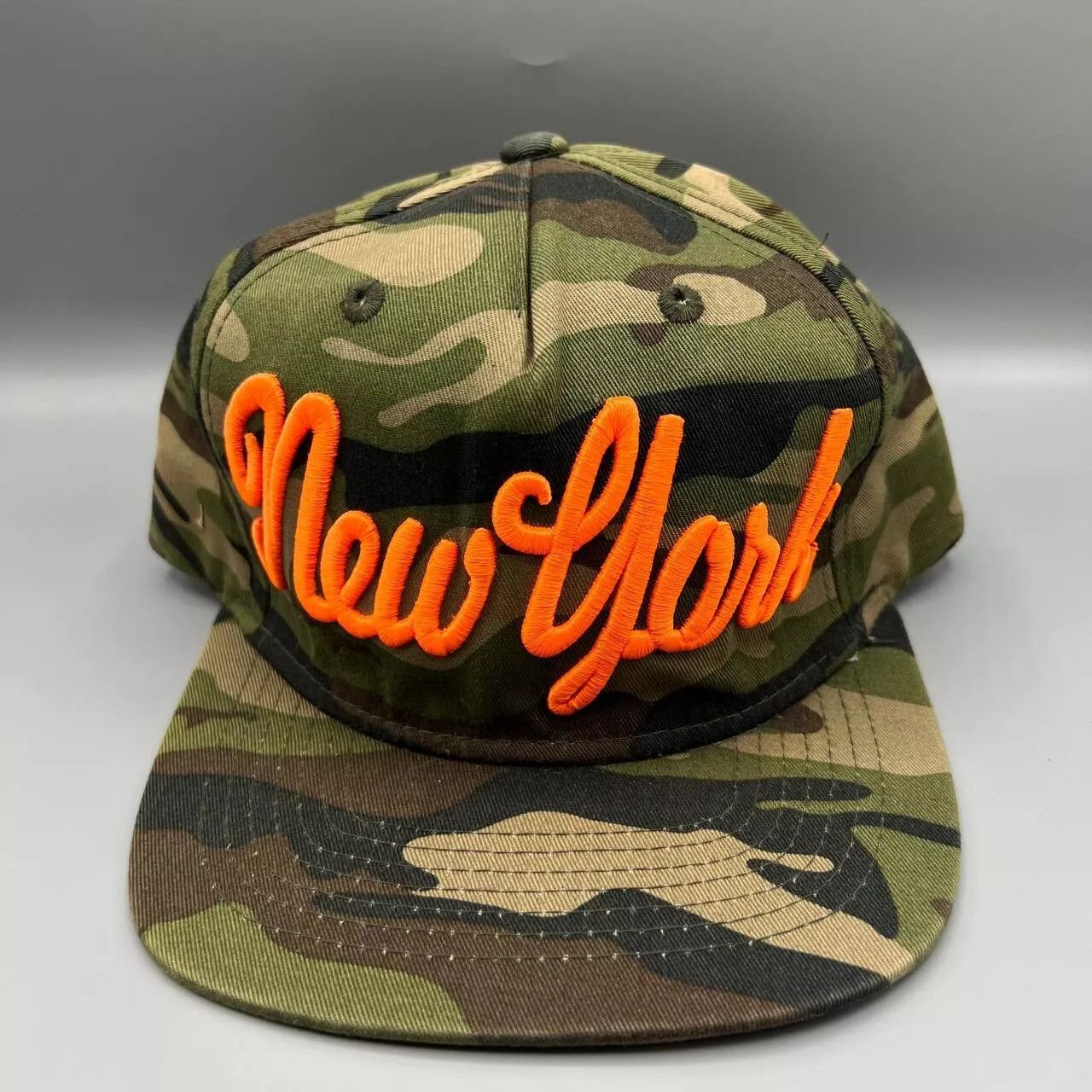 Other New York Hat Men Green Camouflage Kbethos Snap Back Cap Size ONE SIZE - 1 Thumbnail