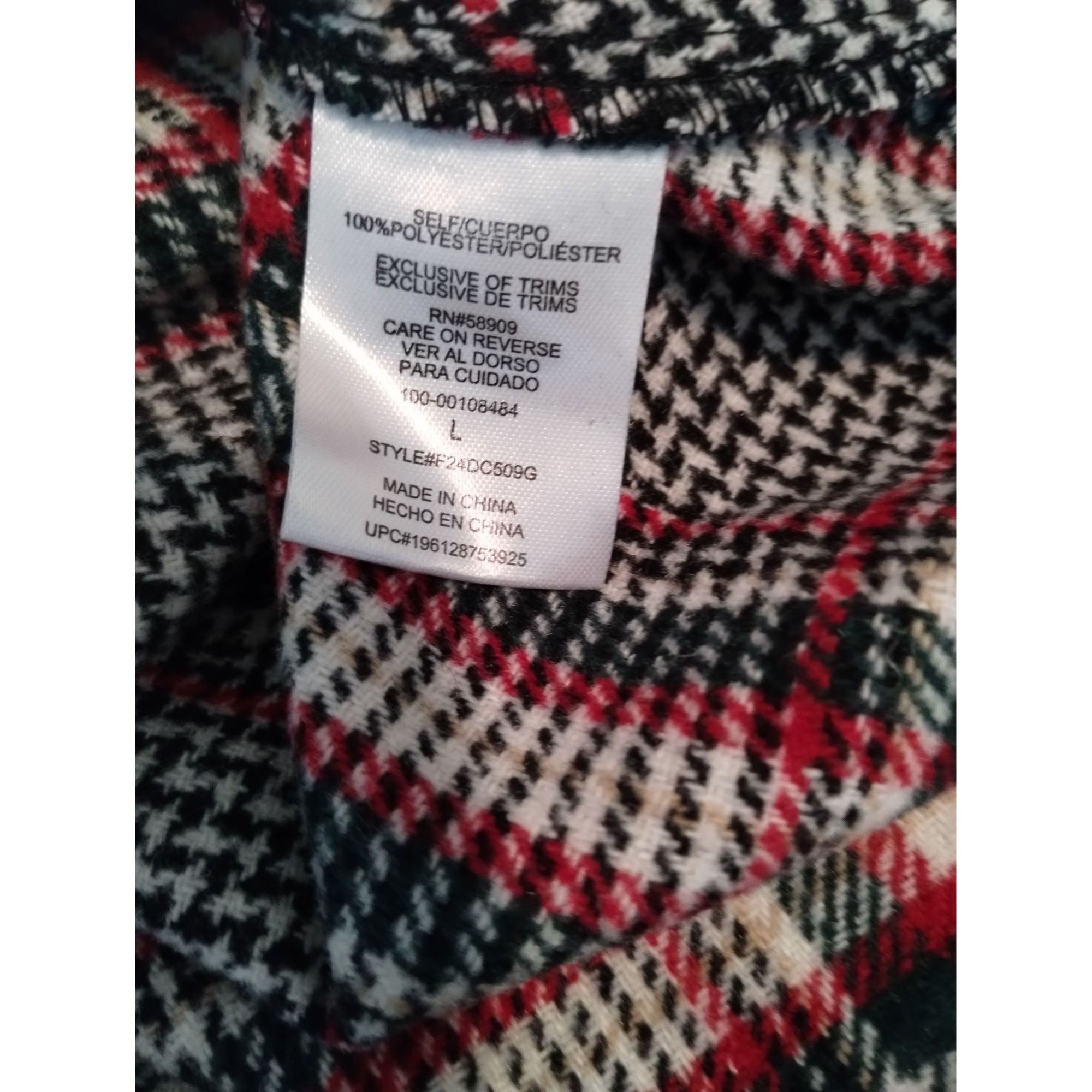 Dillard's Copper Key Juniors Size Large Warm Polyester Black and Red P Size L / US 10 / IT 46 - 6 Thumbnail
