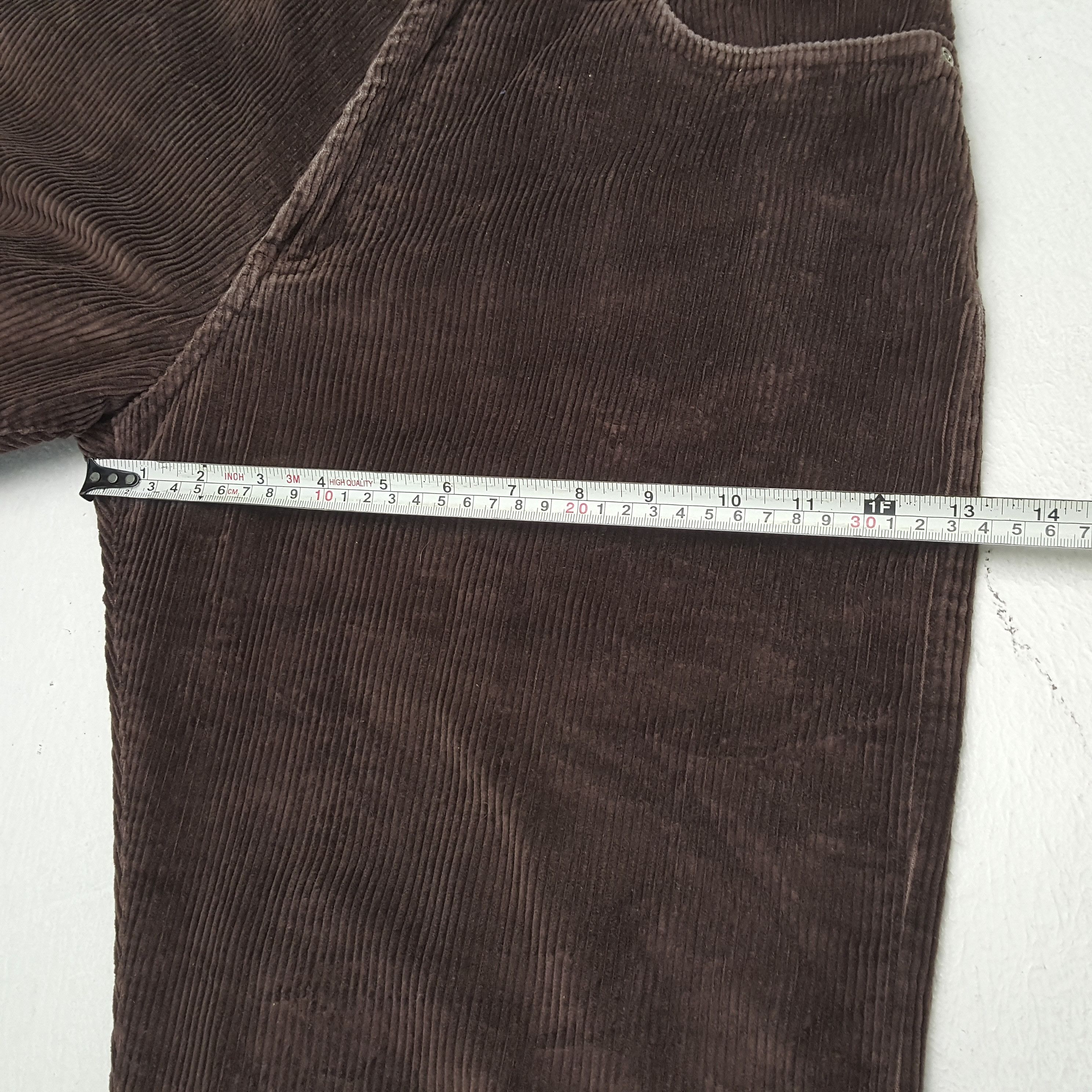 Stussy × Vintage Vintage STUSSY Streetwear Skateboard Big Logo Corduroy Pant Size US 27 - 9 Thumbnail