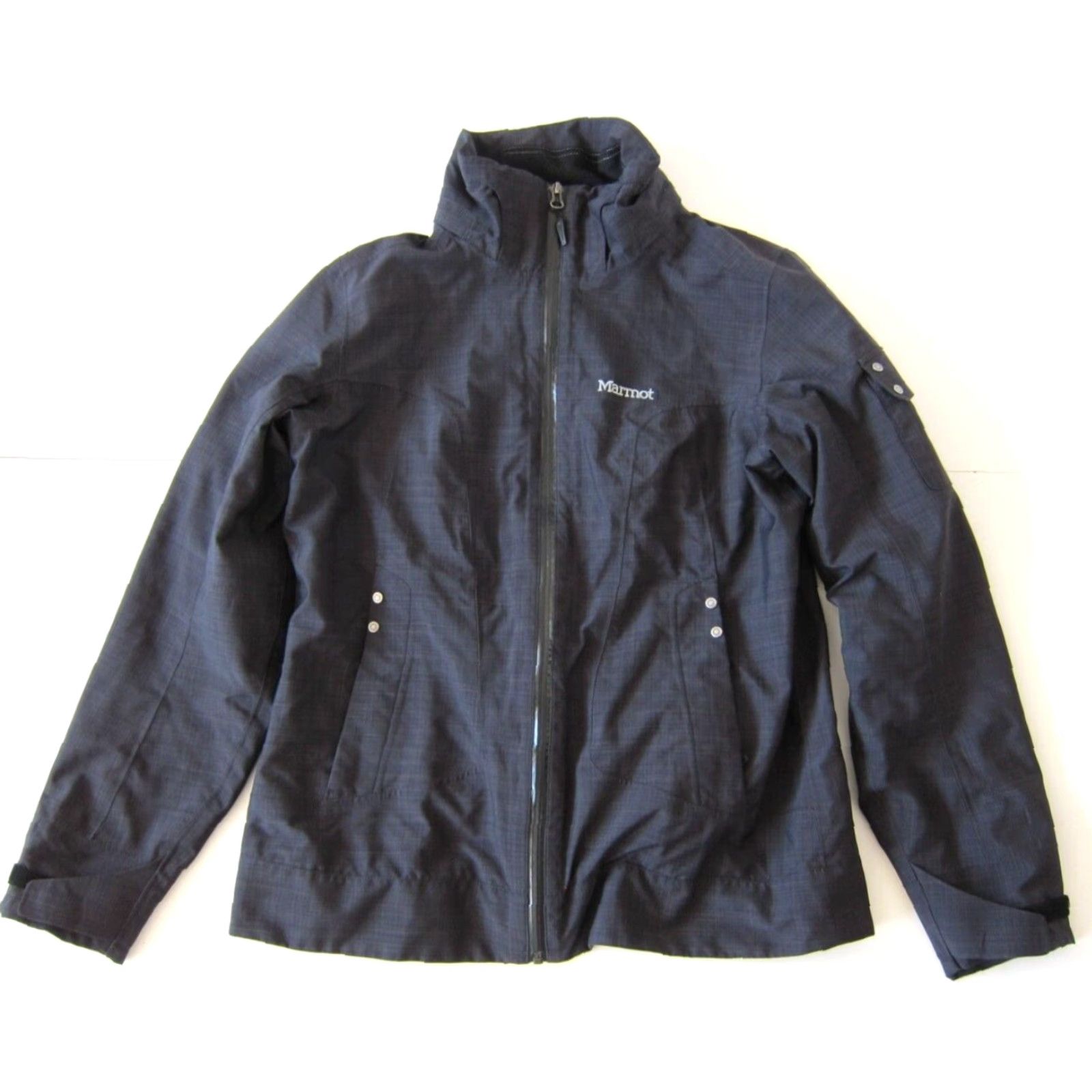Marmot VINTAGE Marmot Membrain Black Grey Plaid Full Zip Waterproof Snow Rain Jacket Medium Size M / US 6-8 / IT 42-44 - 8 Thumbnail