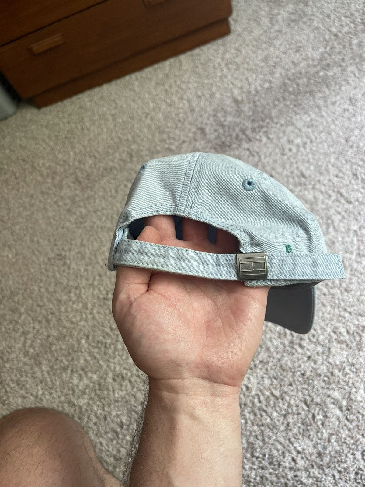 Tommy Hilfiger Tommy Hilfiger Blue Strapback Hat Size ONE SIZE - 2 Thumbnail