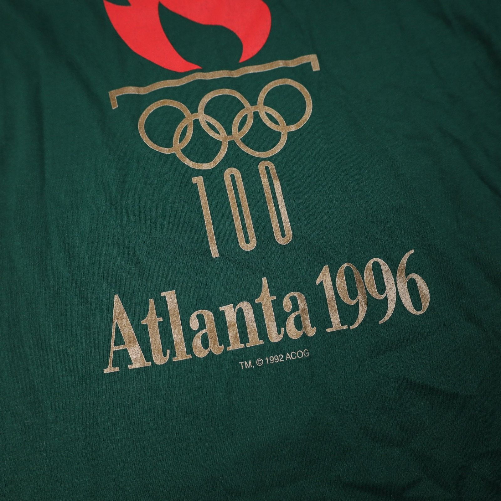 USA Olympics × Vintage Vintage 1996 Atlanta USA Olympics Graphic T Shirt Size US XL / EU 56 / 4 - 4 Thumbnail