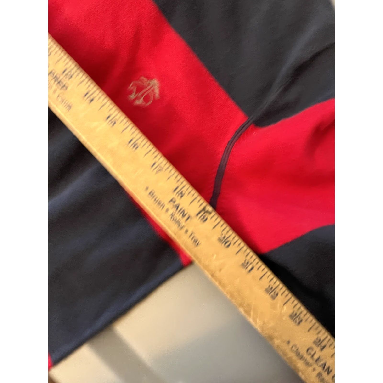 Brooks Brothers Brooks Brothers Sweater Crew Neck Striped Red/Navy XL Men Pullover Cotton Blend Size US XL / EU 56 / 4 - 5 Thumbnail