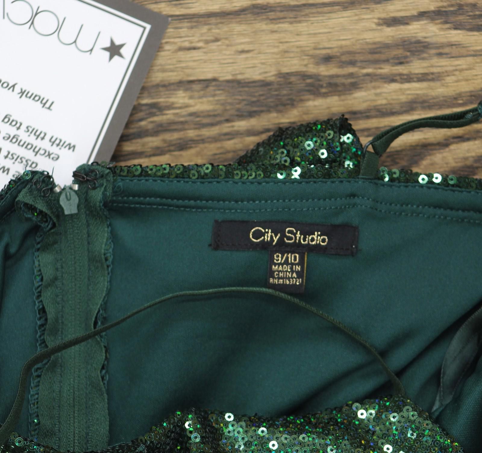 city studio green dress 15 main image 0
