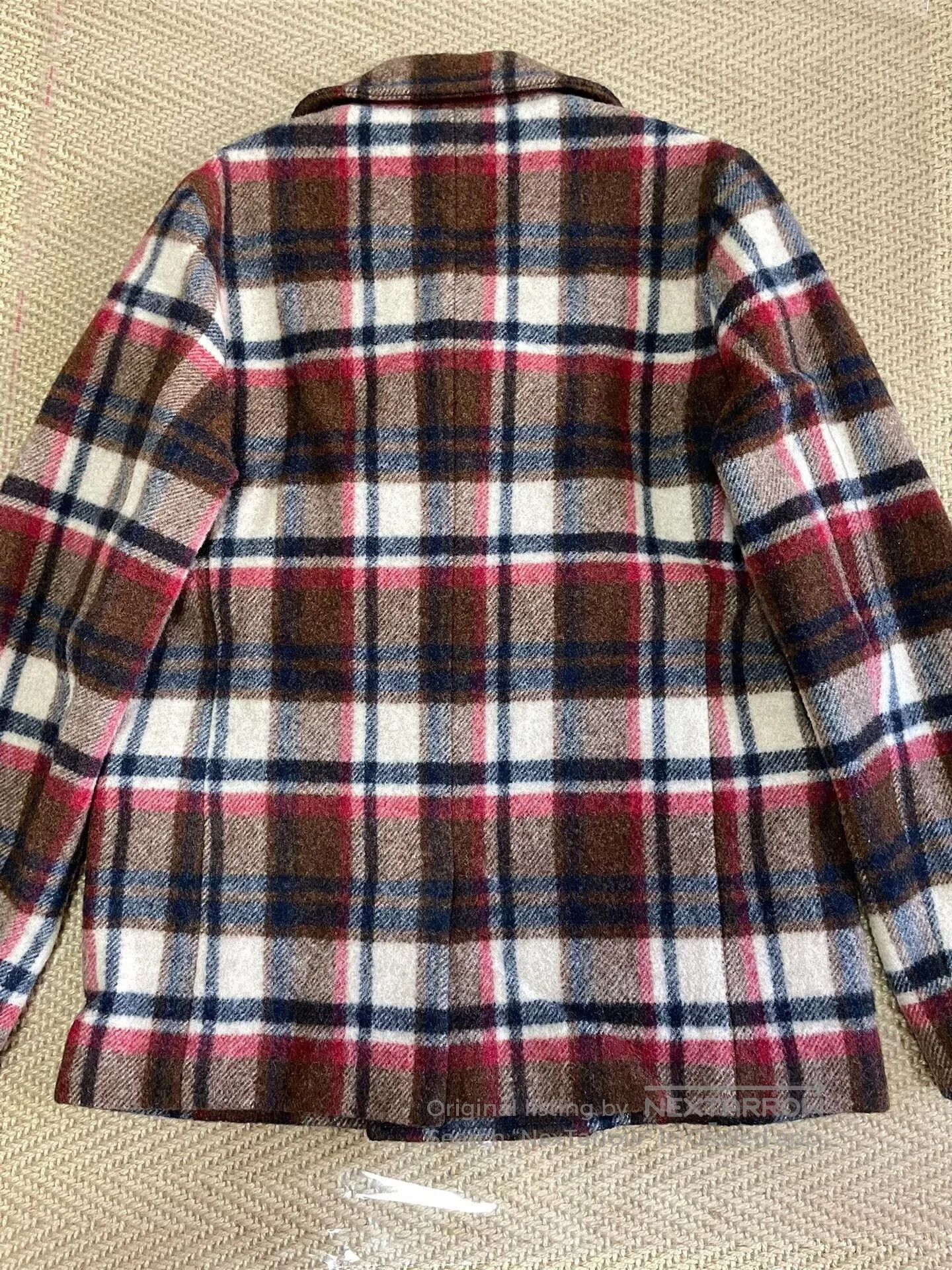 Bape bape check wool double-breasted coat. Size US S / EU 44-46 / 1 - 3 Thumbnail