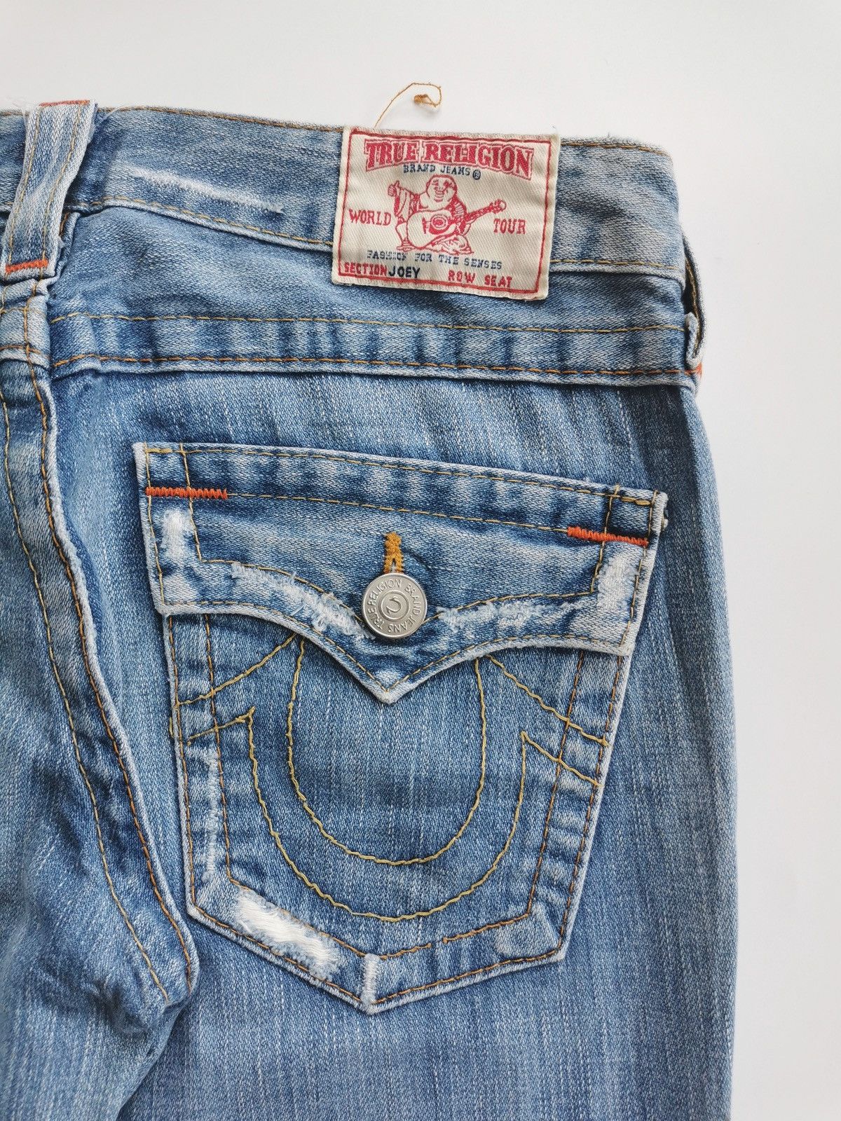 True Religion True Religion Bootcut Joey Light Blue Jeans Size 29" - 5 Thumbnail
