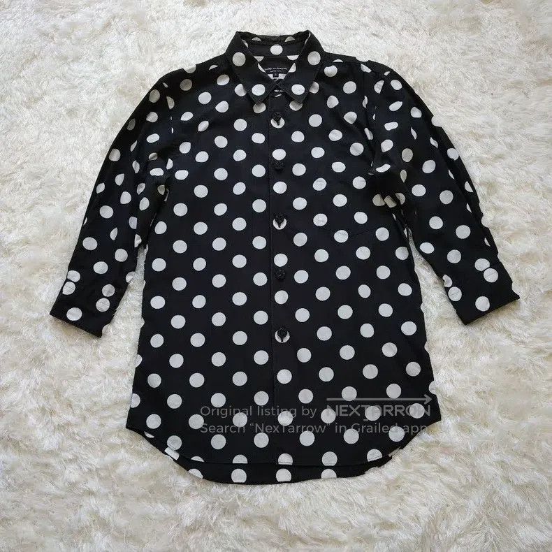 Comme des Garcons Comme des Garcons Black Polka Dot Shirt Size US S / EU 44-46 / 1 - 1 Thumbnail