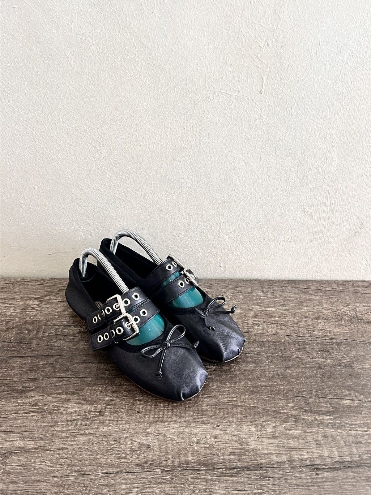 Miu Miu Buckle Lamb Leather Ballets Size US 6 / IT 36 - 5 Thumbnail