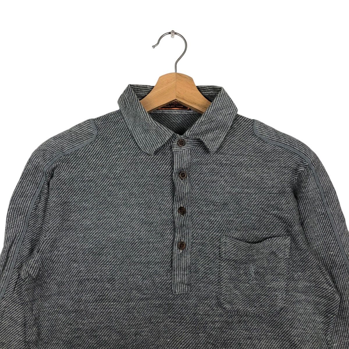 Yves Saint Laurent 🔥Long Sleeve Collar Sweatshirt Knit Size US M / EU 48-50 / 2 - 3 Thumbnail