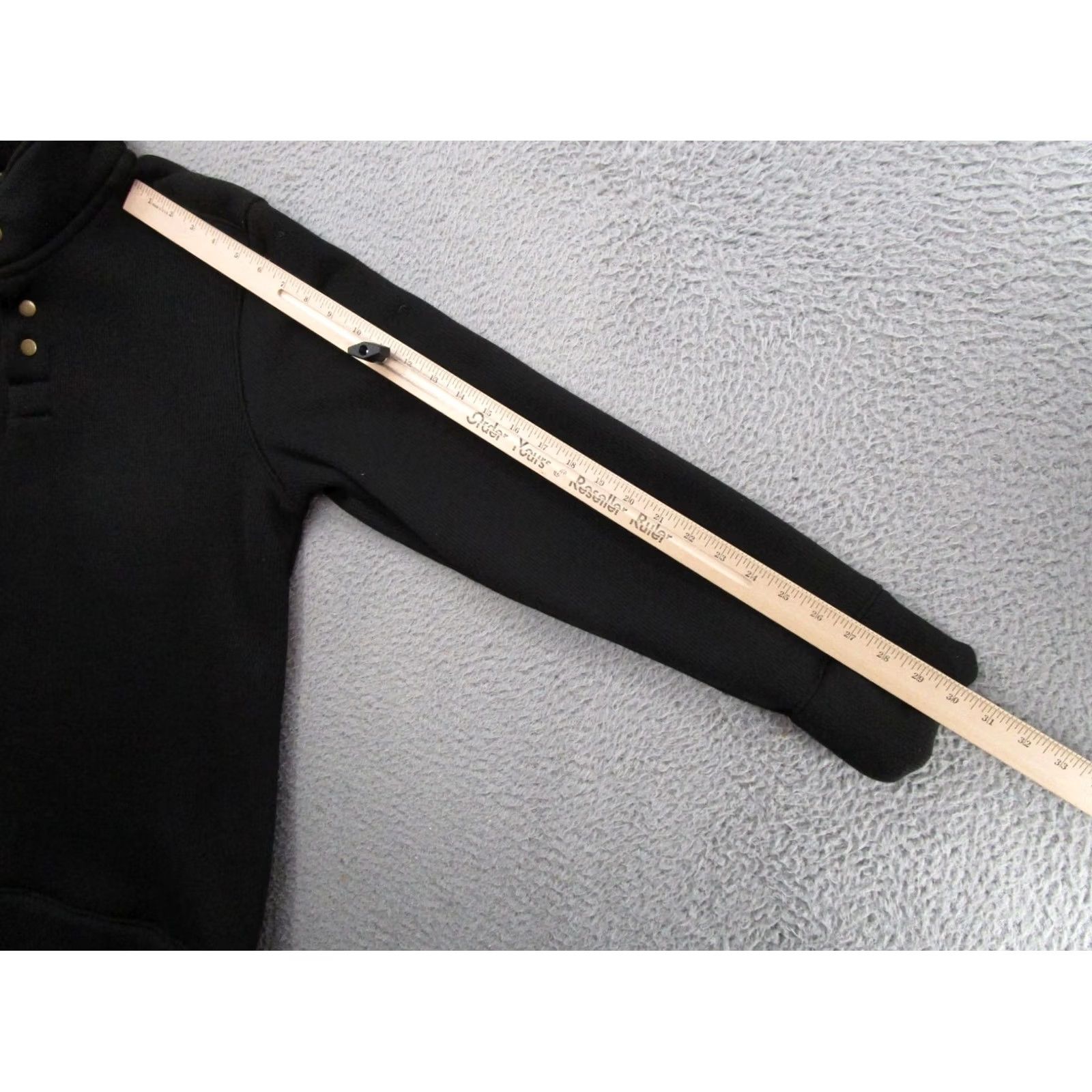 Vintage Maxxsel Jacket Men's Black Long Sleeve Lined 1/4 Snap Henley Size M Outdoor Bomber Jacket Fall Spring Summer Casual Mens Size US M / EU 48-50 / 2 - 6 Thumbnail