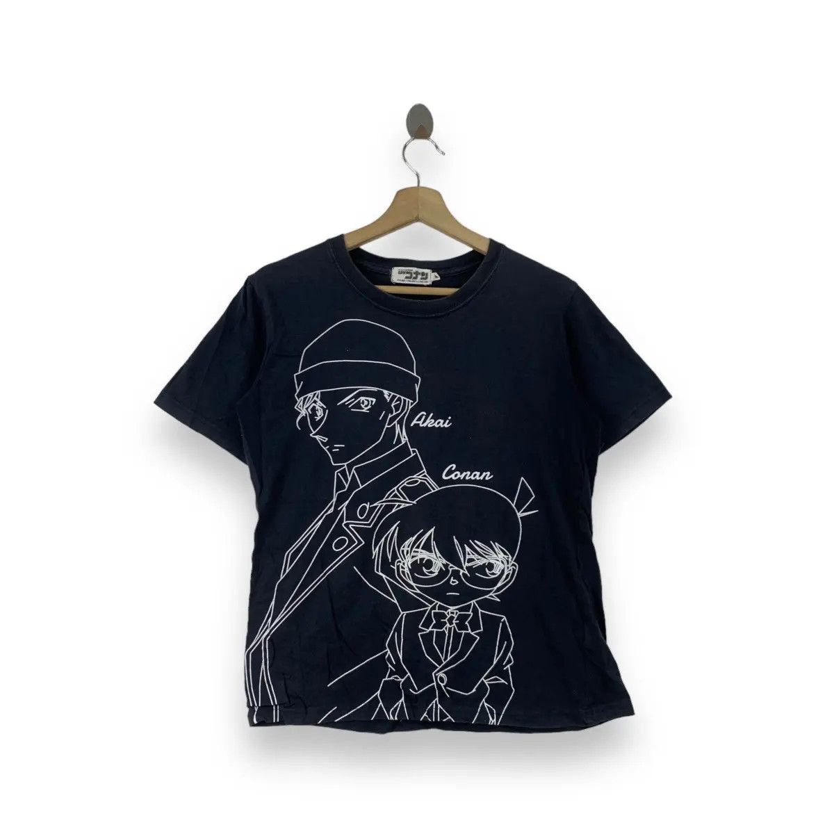 Vintage Vintage ANIME DETECTIVE CONAN Akai Tee Shirt Top Manga Size M / US 6-8 / IT 42-44 - 1 Thumbnail