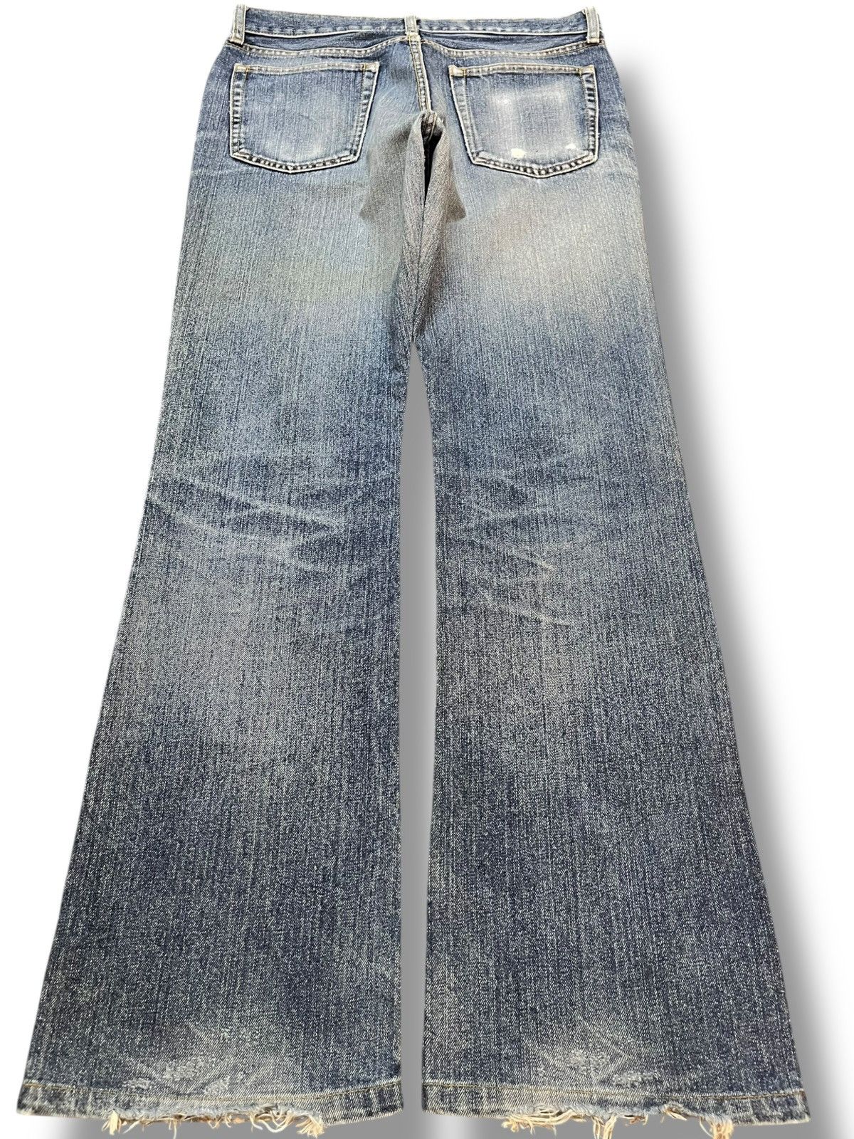 Uniqlo Vintage Uniqlo Flare Bell Bottom Blue Wash Denim Size US 32 / EU 48 - 5 Thumbnail