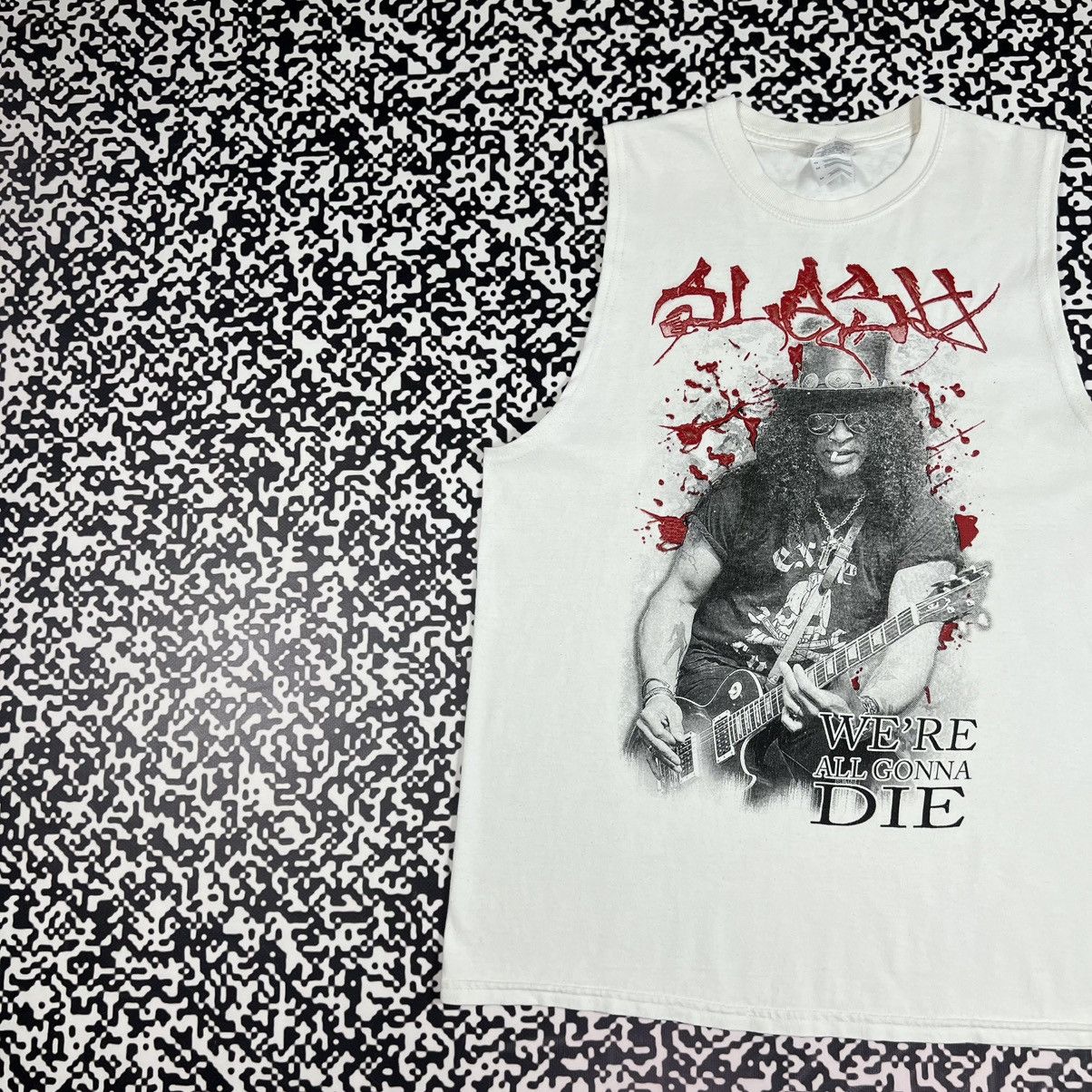 Band Tees Vintage Y2K Slash All Gonna Die Band Rock Guns Roses T-shirt Size US M / EU 48-50 / 2 - 3 Thumbnail