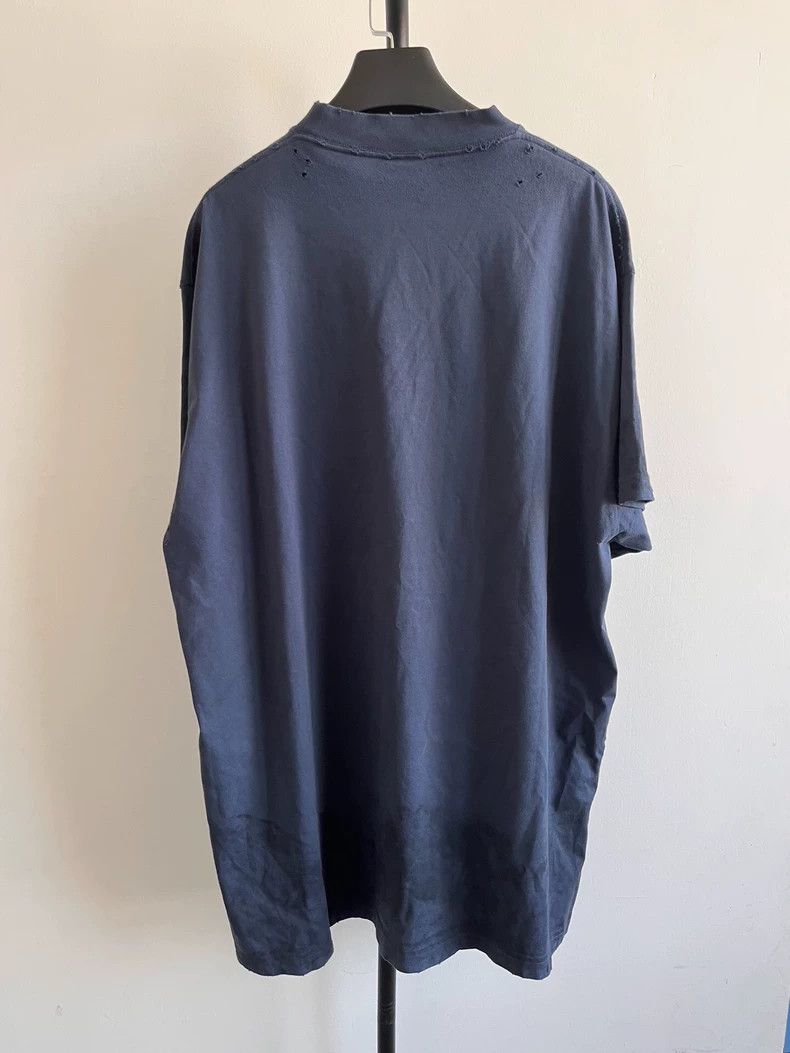 Balenciaga Balenciaga size 2 Faded Logo Print Crew Neck Short Sleeve T Size US S / EU 44-46 / 1 - 2 Thumbnail