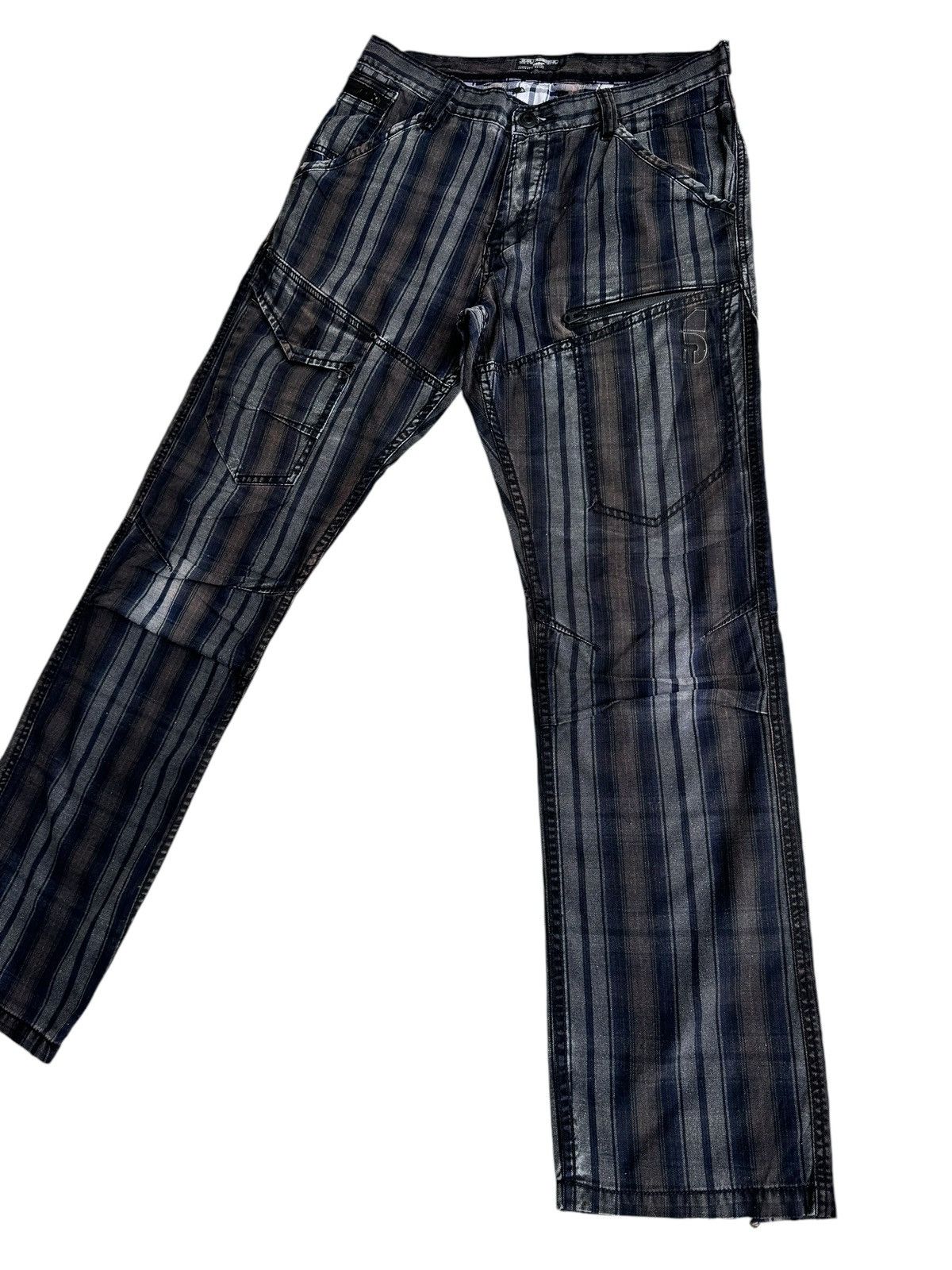 Japanese Brand ⚡️⚡️Japanese Brand Celio All Over Stripe Pants Size US 32 / EU 48 - 7 Thumbnail