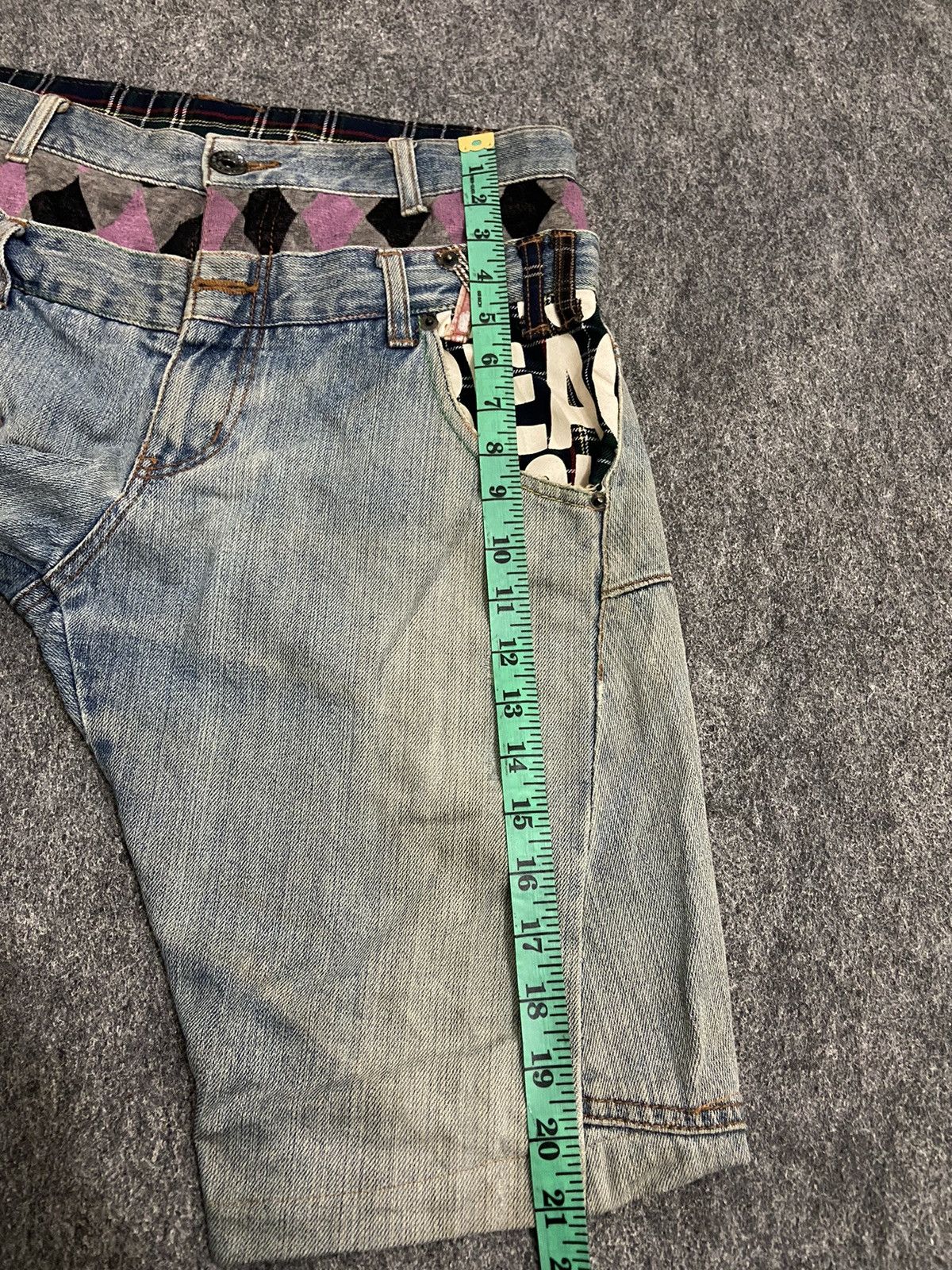 Japanese Brand Double waist Japanese denim shorts Size US 30 / EU 46 - 15 Thumbnail