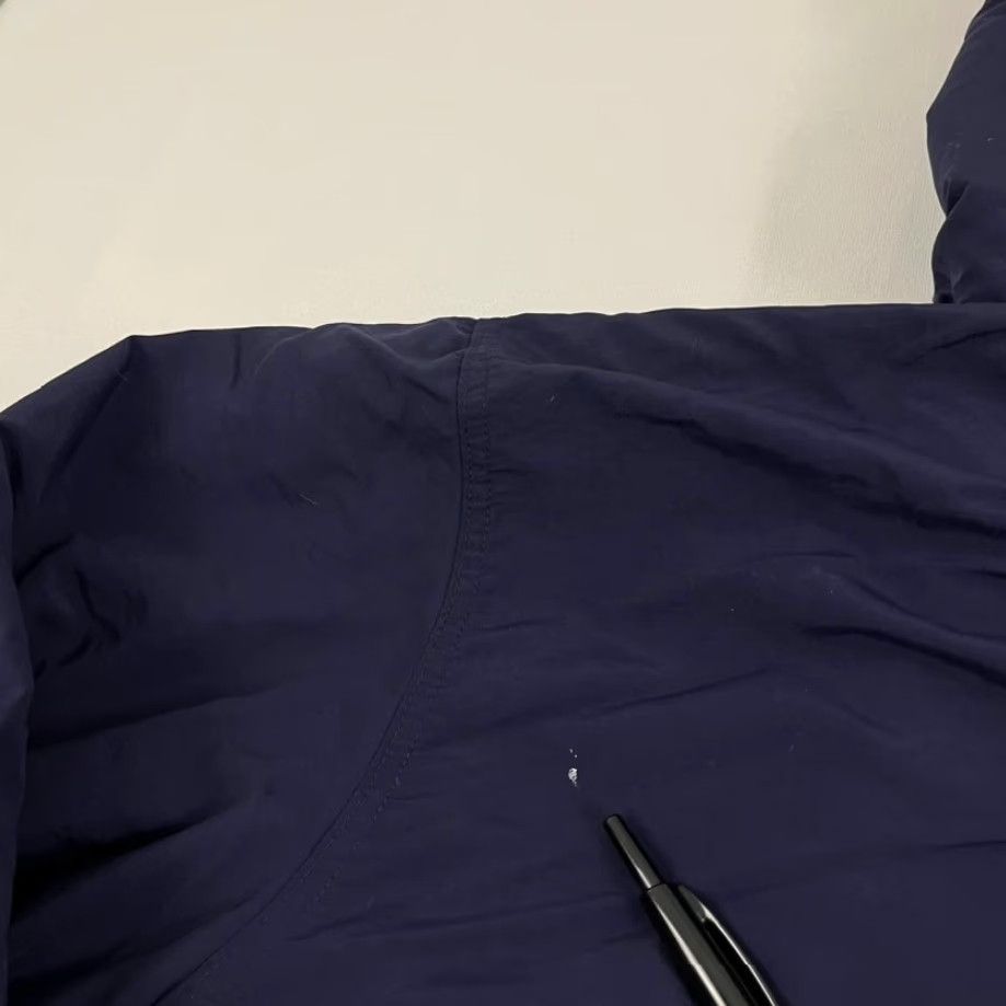 J.Crew VTG J.CREW Oarsman Jacket Mens Medium Blue Fleece Lined Anorak Coat Hooded Size US M / EU 48-50 / 2 - 7 Thumbnail