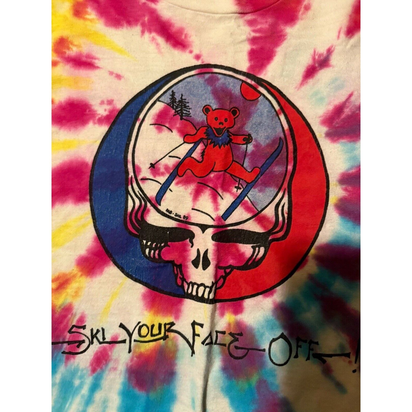 Hanes 1989 Grateful Dead Ski Shirt Vintage Size US L / EU 52-54 / 3 - 4 Thumbnail