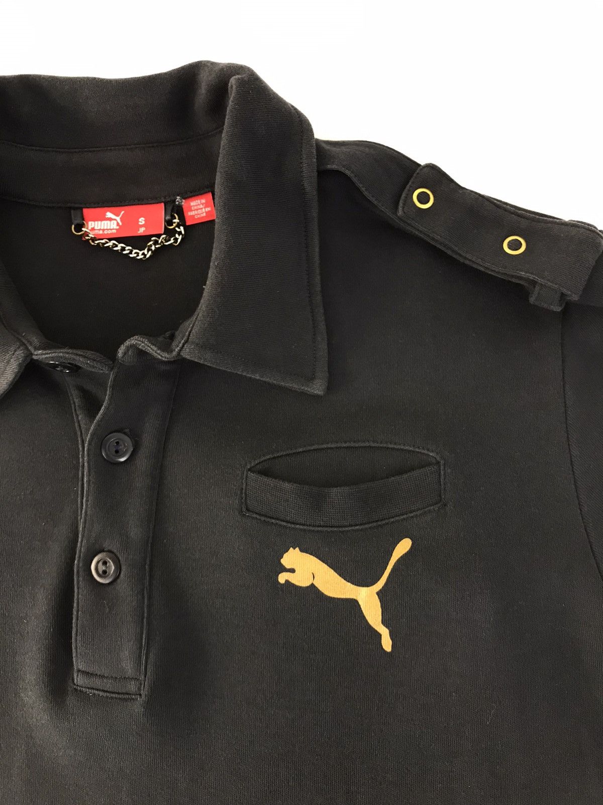 Japanese Brand × Puma Vintage Puma Singgle Pocket Polo Shirt Size US S / EU 44-46 / 1 - 5 Thumbnail