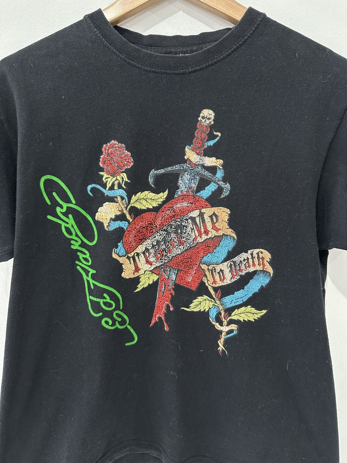 Ed Hardy × Japanese Brand Ed Hardy vintage Y2K T shirt Size S / US 4 / IT 40 - 3 Thumbnail